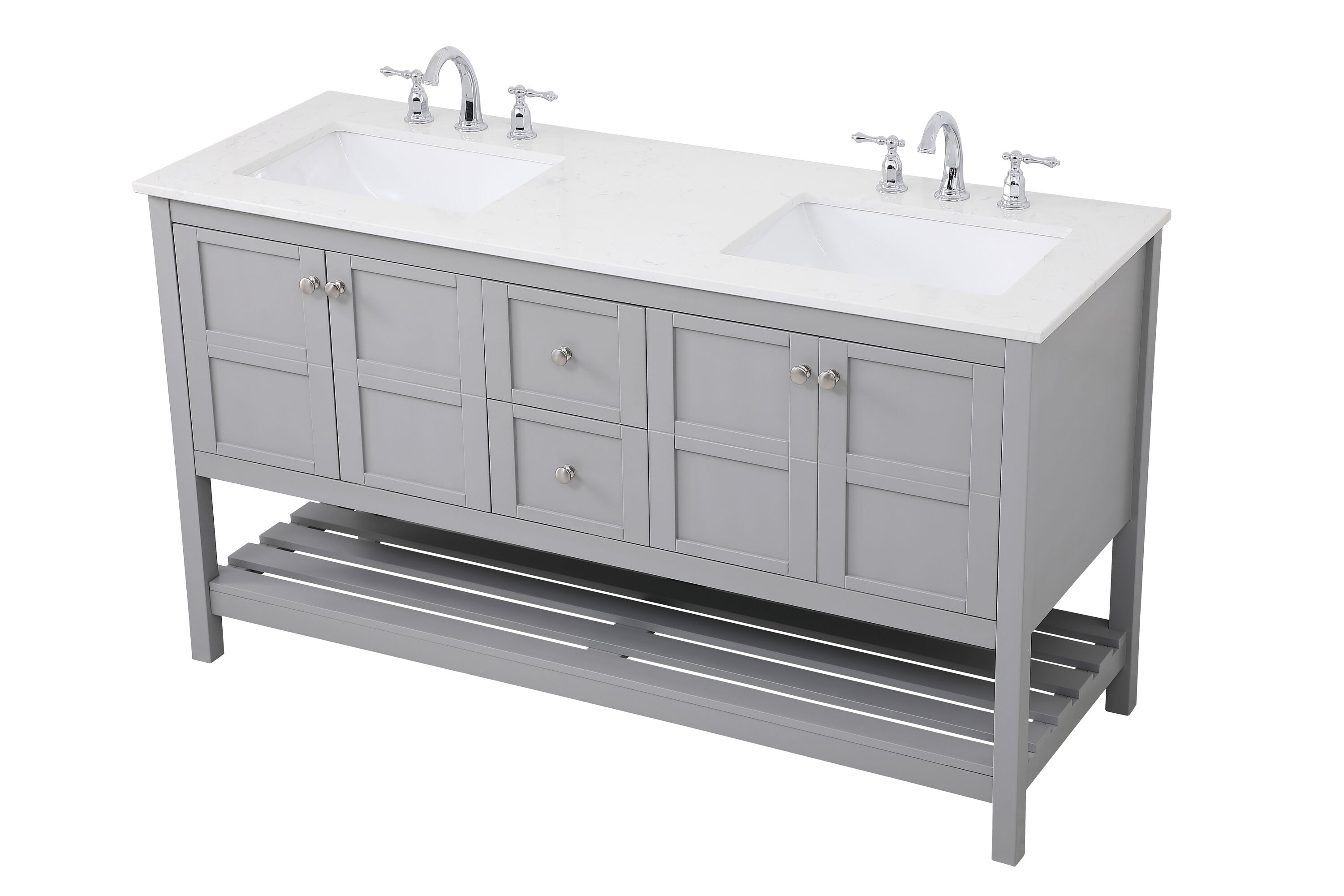 Elegant Decor FI49260DGR Bath-Vanity-Combo - View #9