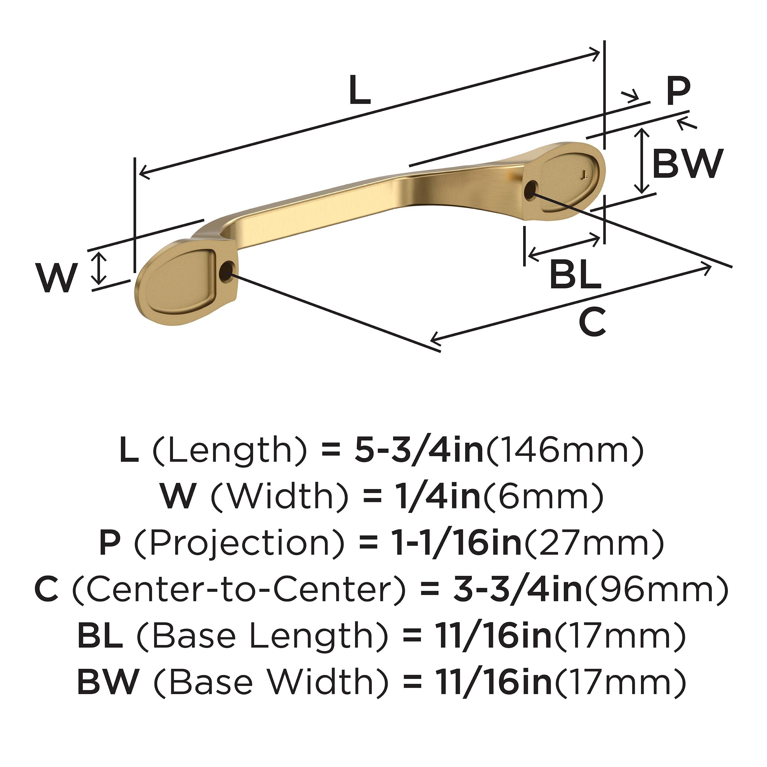 Amerock BP21936CZ Cabinet-Pulls - View #4