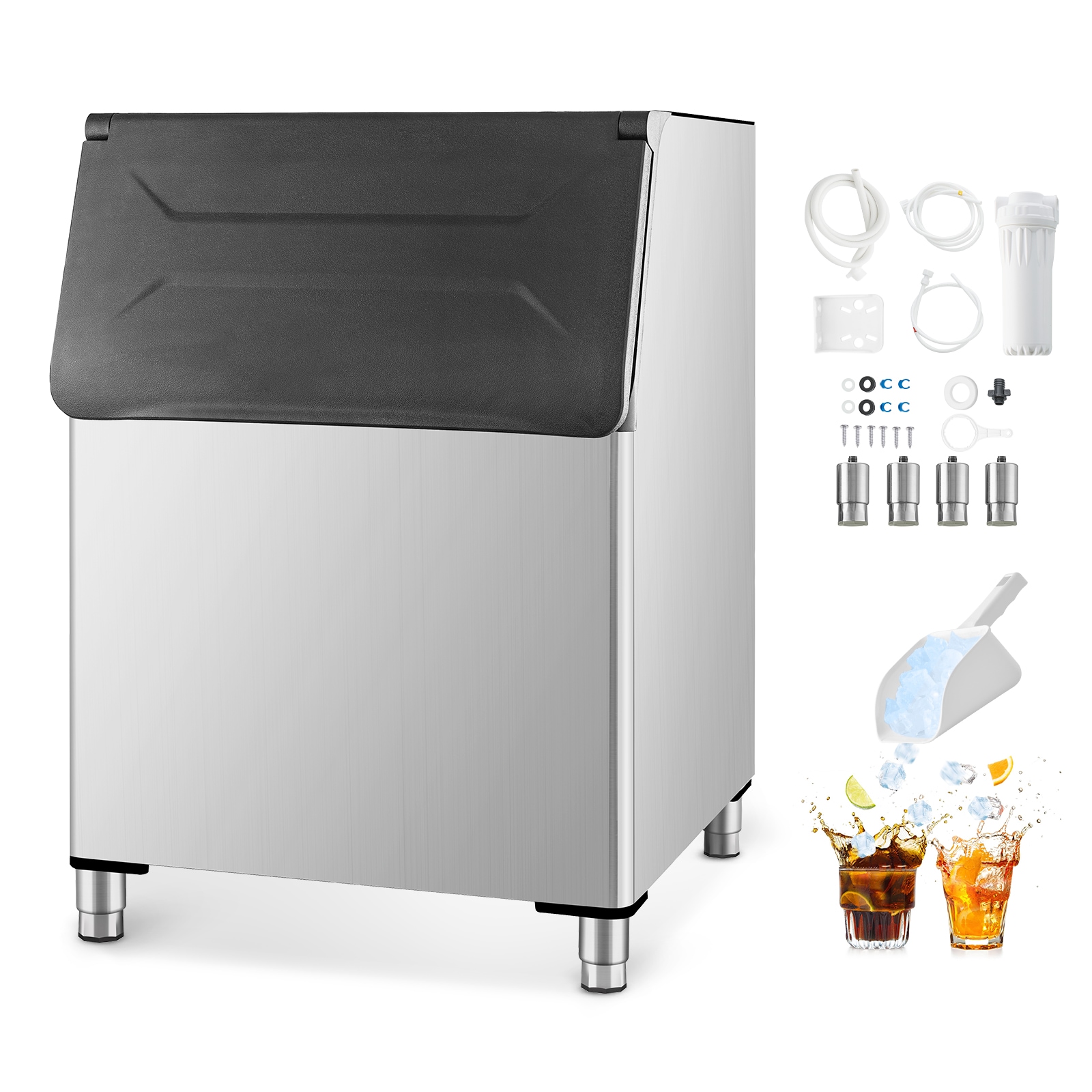 VEVOR DDLSBX15L260W11X8V1 Refrigerator Ice Maker Water Tank