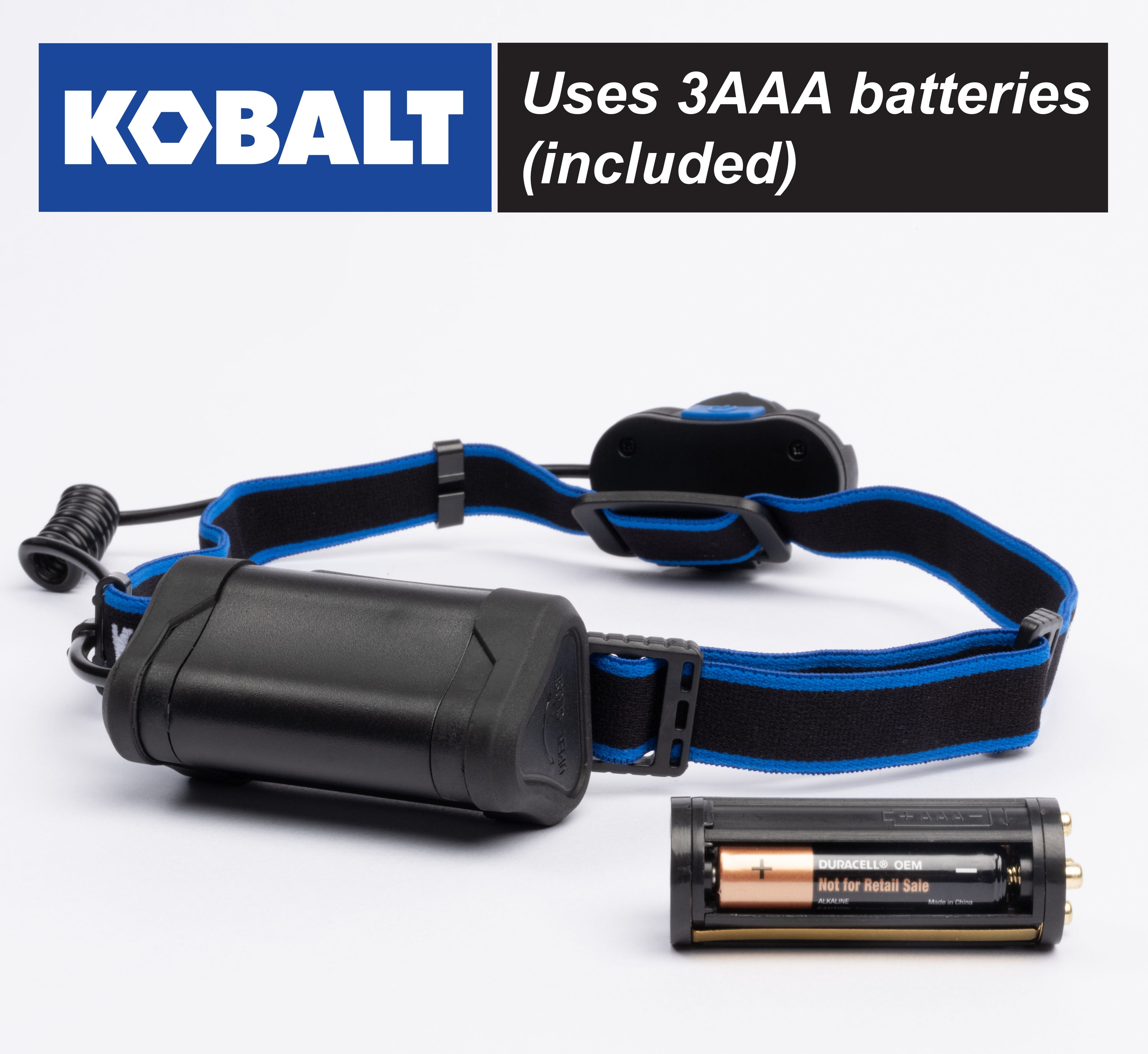 Kobalt 550-Lumen LED Rechargeable Headlamp (Battery Included) in