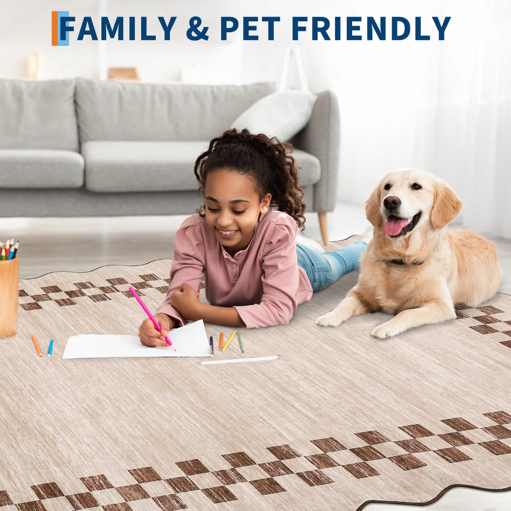Qeetex SUNNY-PHK-343RL8NA rugs - View #5
