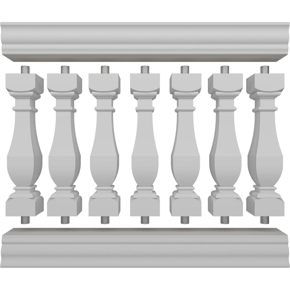 Ekena Millwork BALK38X048ACG railings - View #5