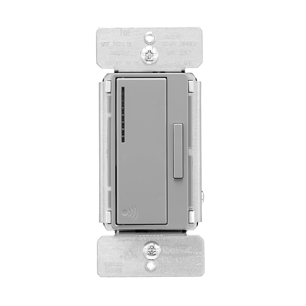 Eaton RF9642-ZDGY Z-Wave Plus 3-way Smart Compatible LED Decorator Companion Dimmer Gray