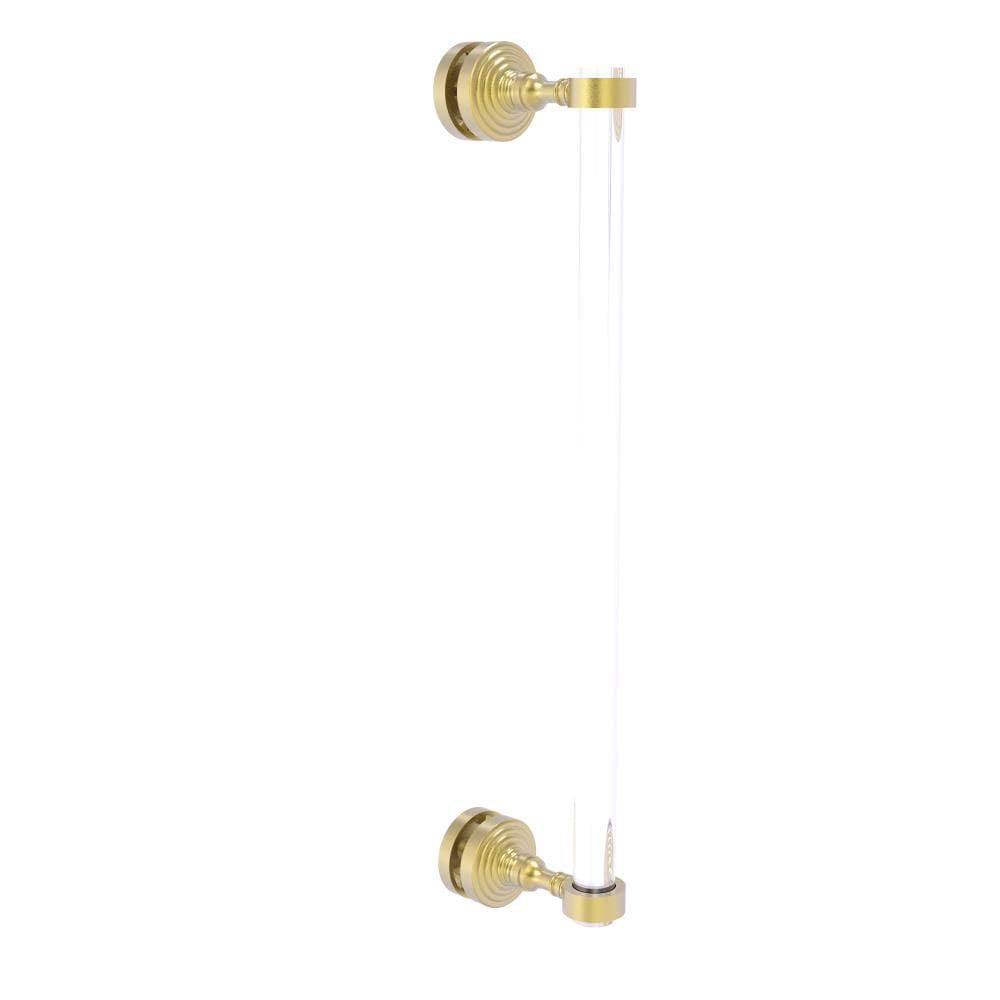 Allied Brass PG-407-18SM-SBR Satin brass 18-Inches Hinged shower door Handle