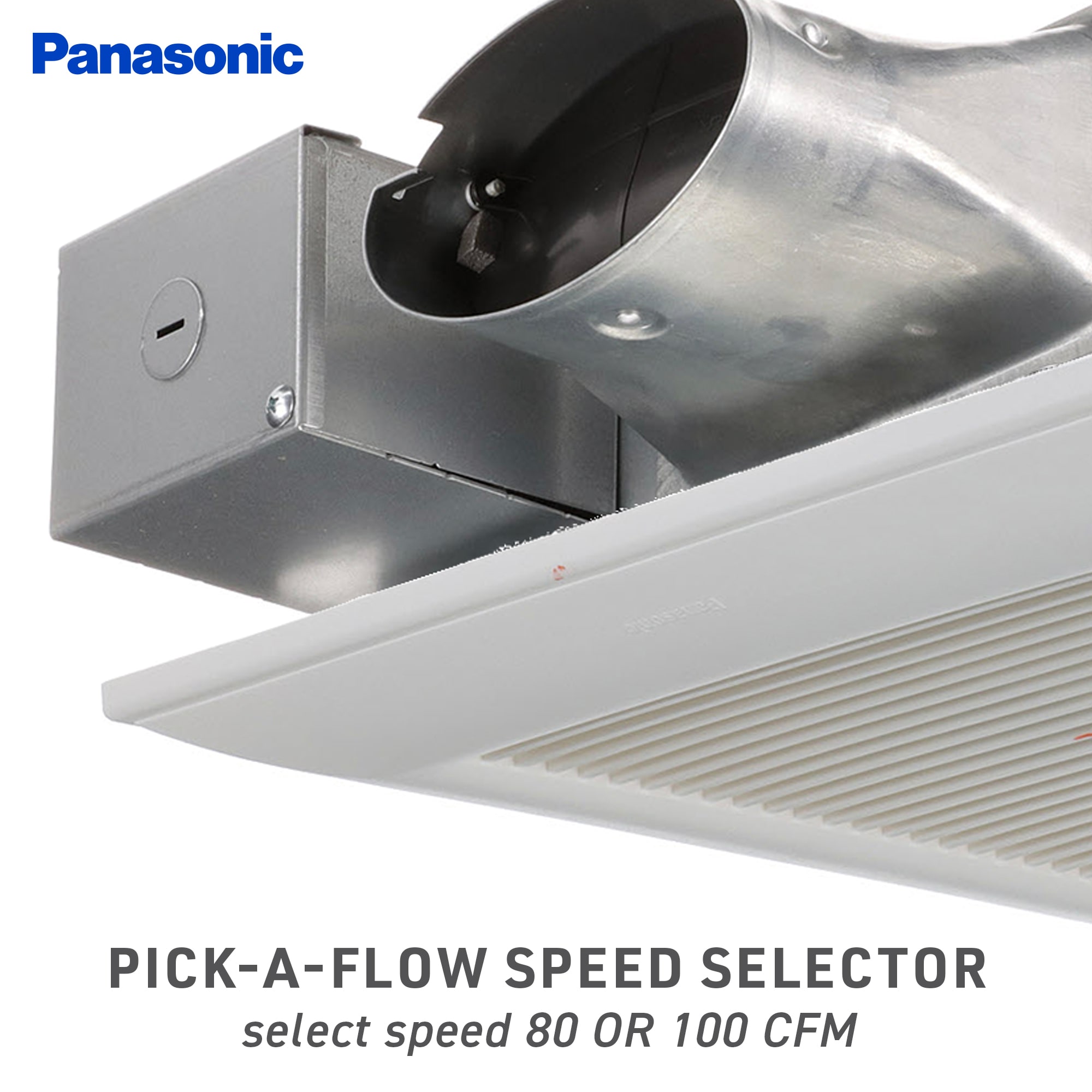 Panasonic WhisperValue 0.4-Sone 100-CFM White Bathroom Fan ENERGY 