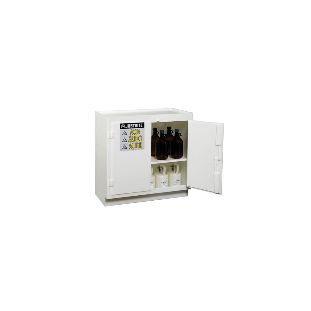 Tool Time ZX9JTRM662 Poly Acid Cabinet Standalone with Tray