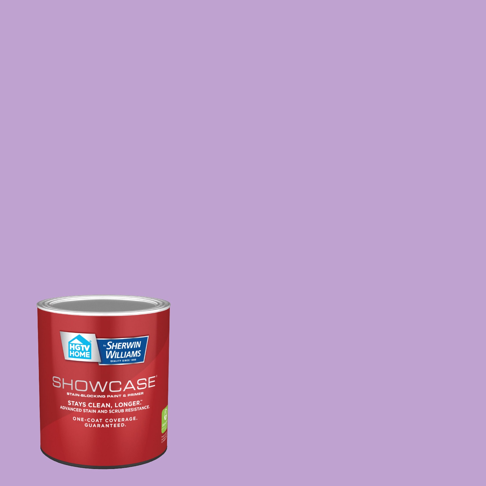HGTV HOME by Sherwin-Williams 4002-10A-935219 Showcase Flat Purple Gala 4002-10A Acrylic Interior Paint Paint + Primer ( 1-quart )