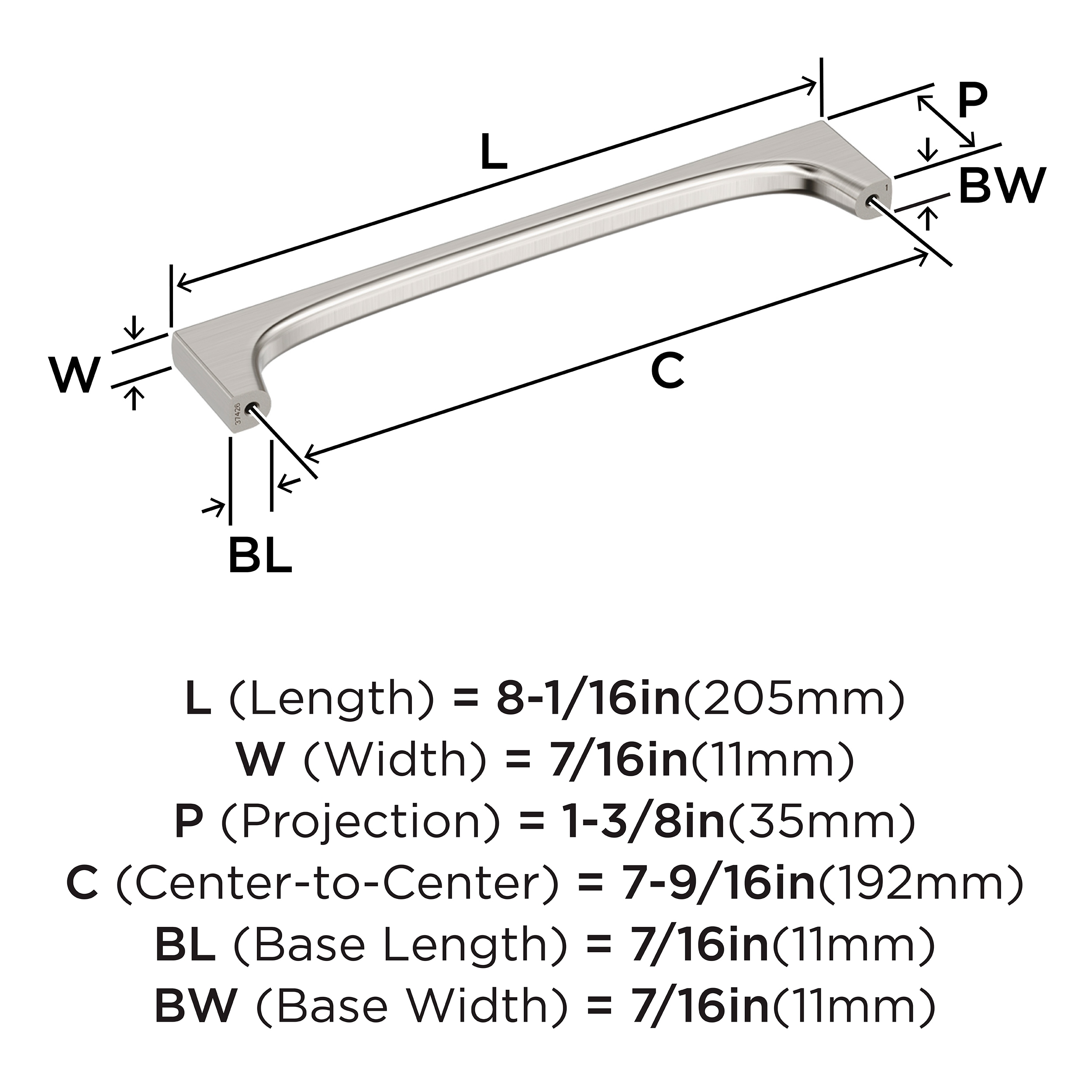 Amerock BP37426G10 Cabinet-Pulls - View #4