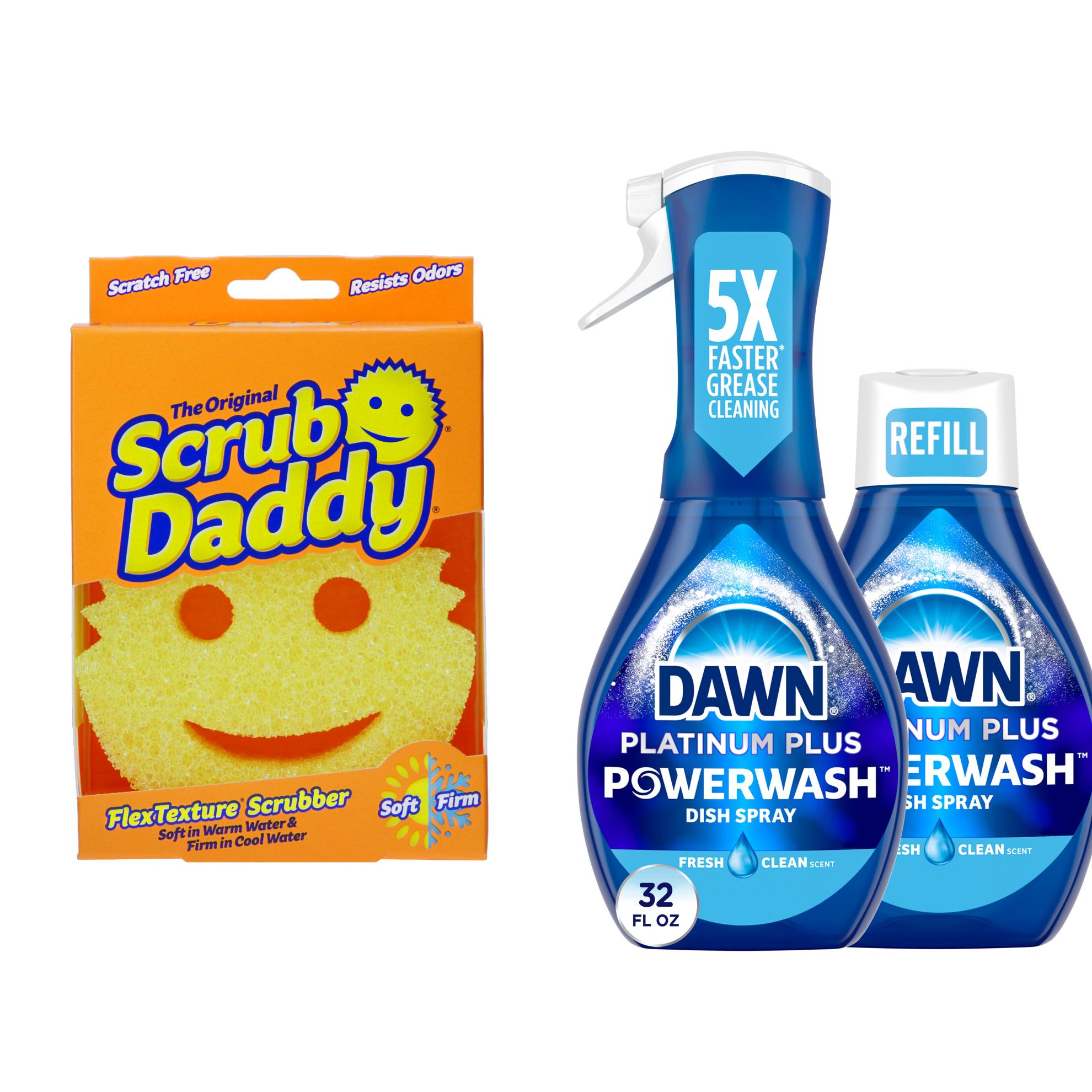 Scrub Daddy  Deep Clean Duo - Dawn Powerwash Starter Kit and Original Sponge