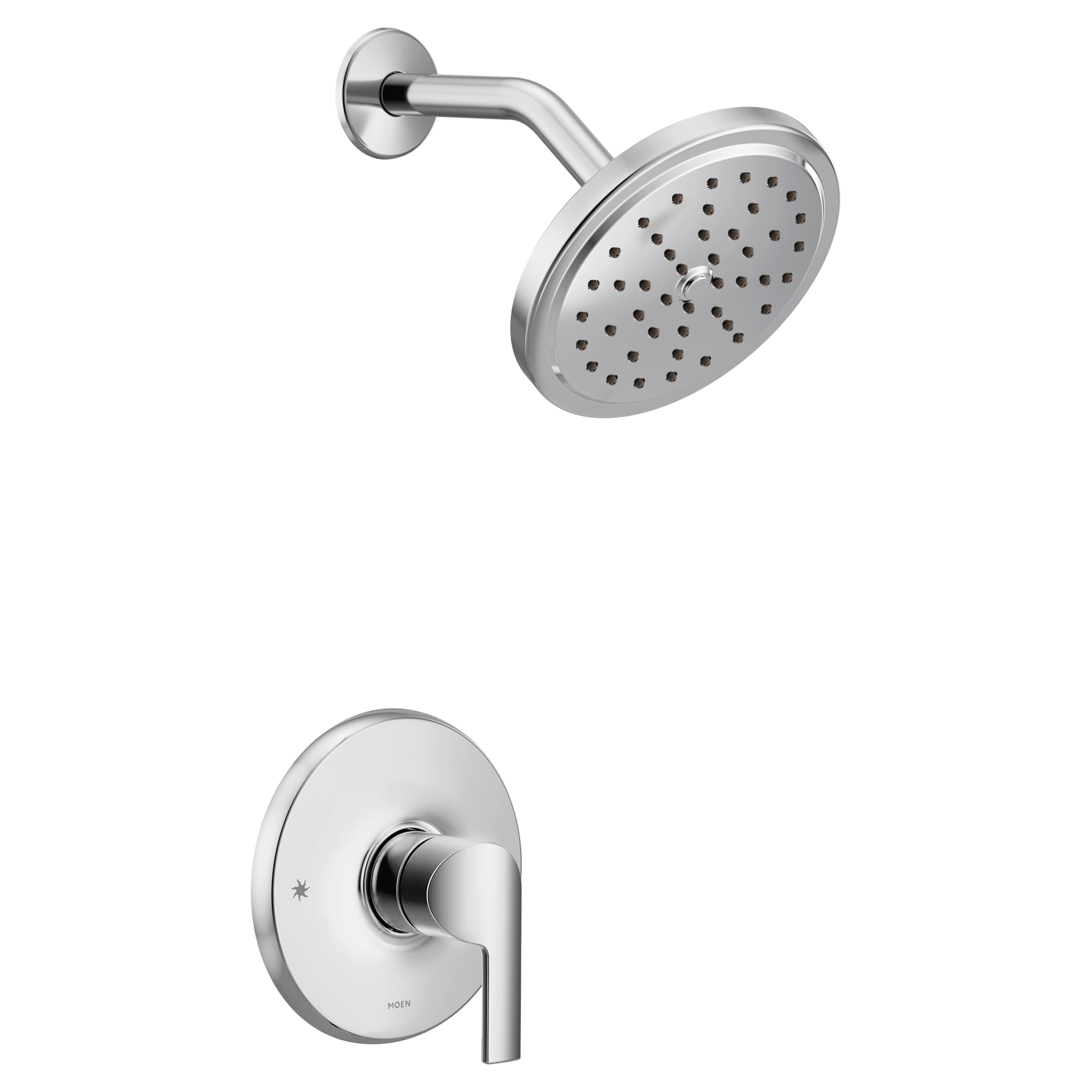 Moen UTS3202EP Doux Chrome 1-handle Single function 6.75-Inches Round Shower Faucet