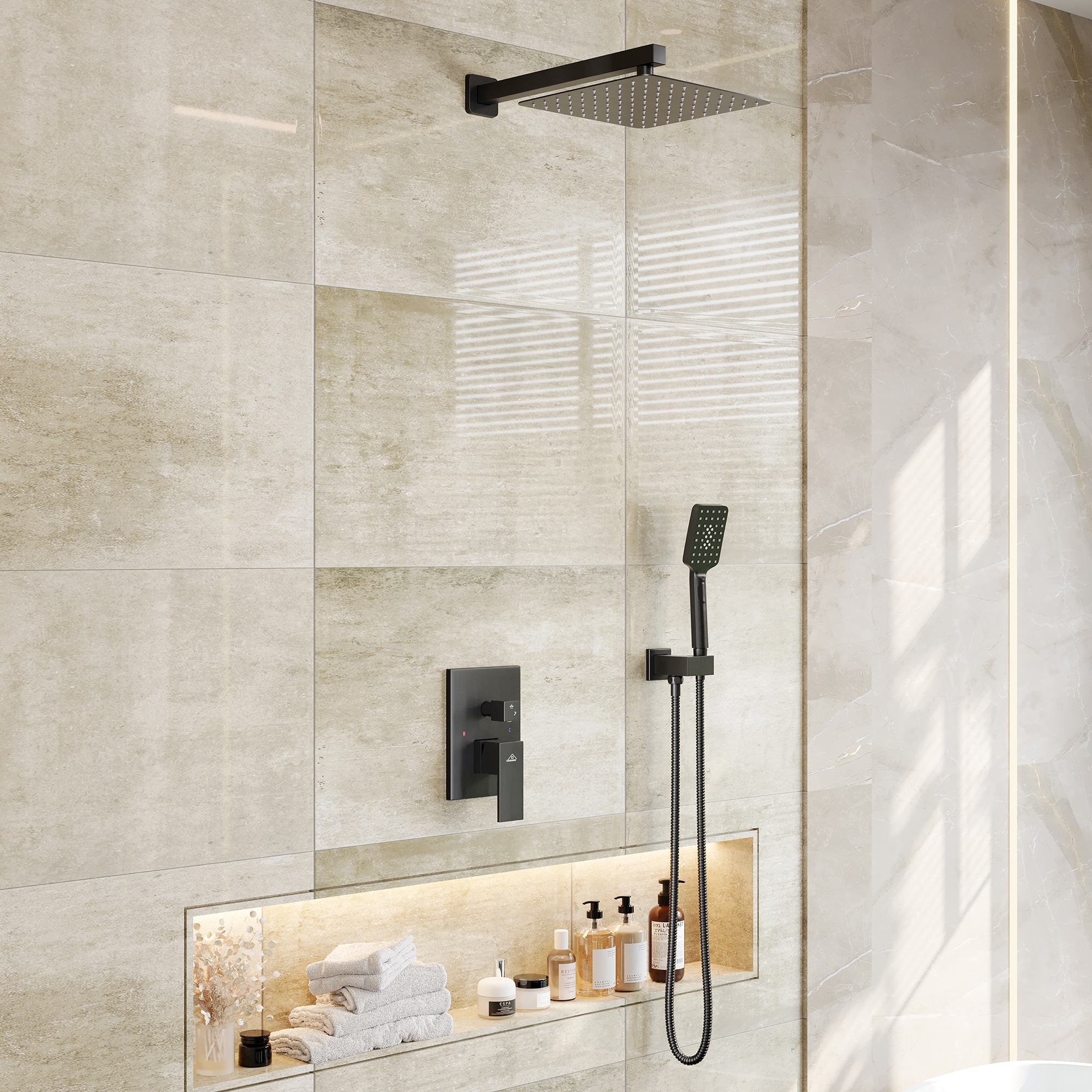CASAINC OY-98B1202-BG Showerhead-Bar-Panels - View #2