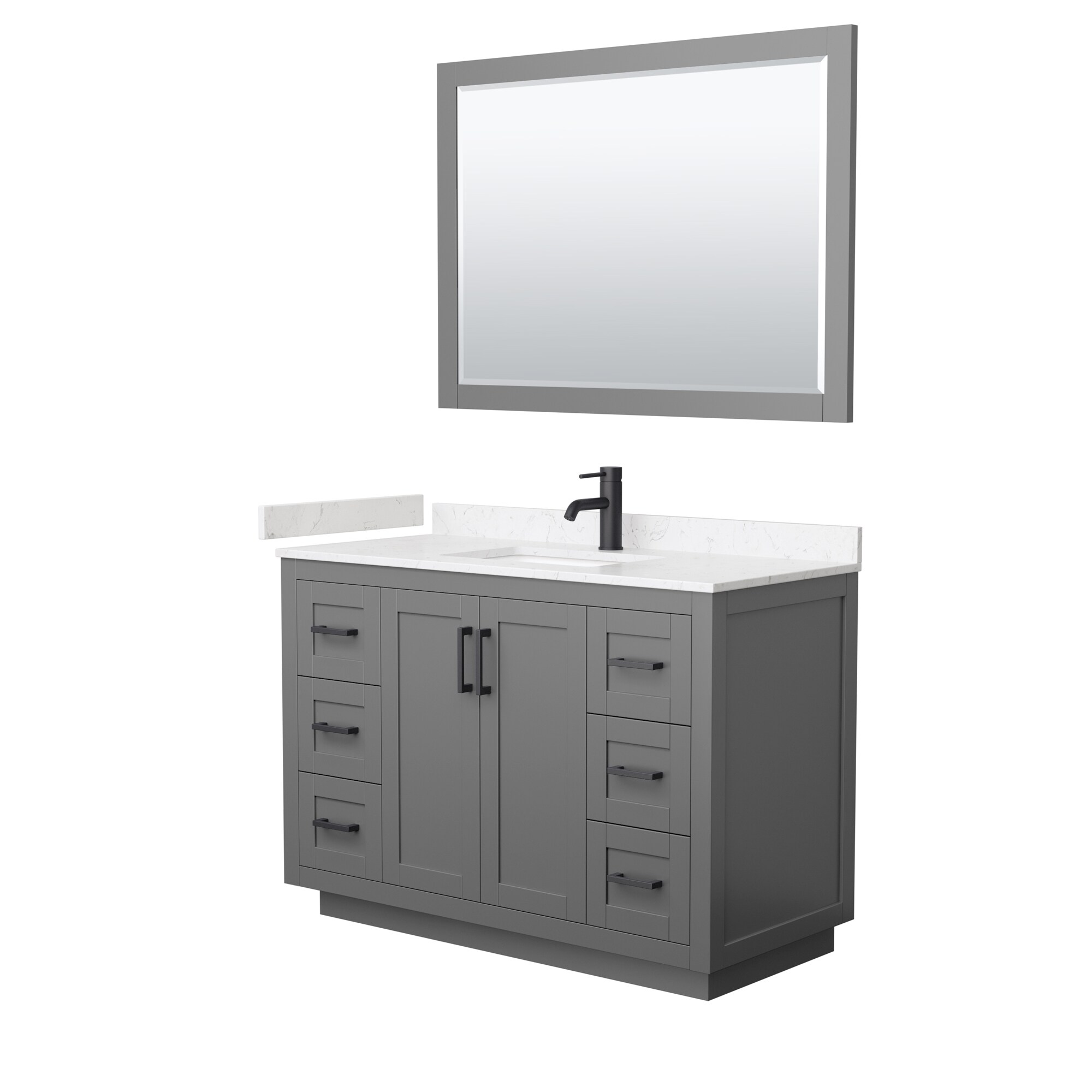 Wyndham Collection WCF292948SGBC2UNSM46 Bath-Vanity-Combo - View #2