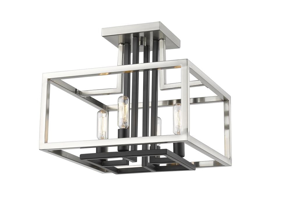 Z-Lite 456SF-BN-BK flushmounts - View #4