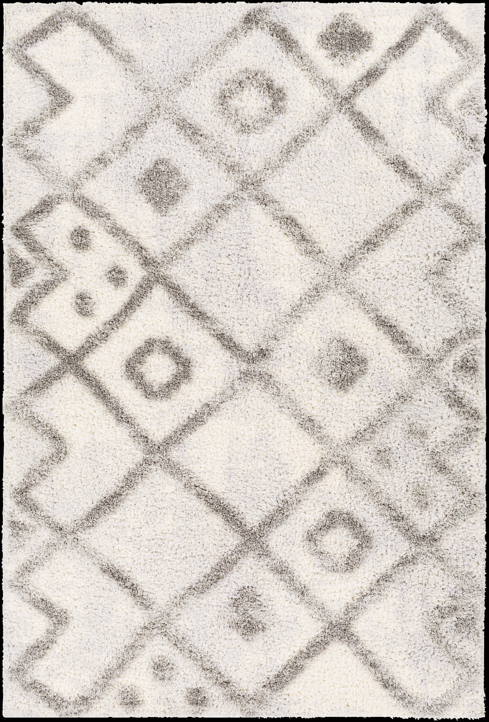 Surya ETN2305-537 Everton 5 x 7 Medium Gray Indoor Geometric Oriental Area Rug