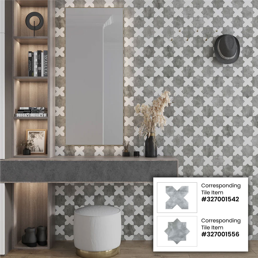 Apollo Tile MOR88GRYSTRA Ceramic-Tile - View #6