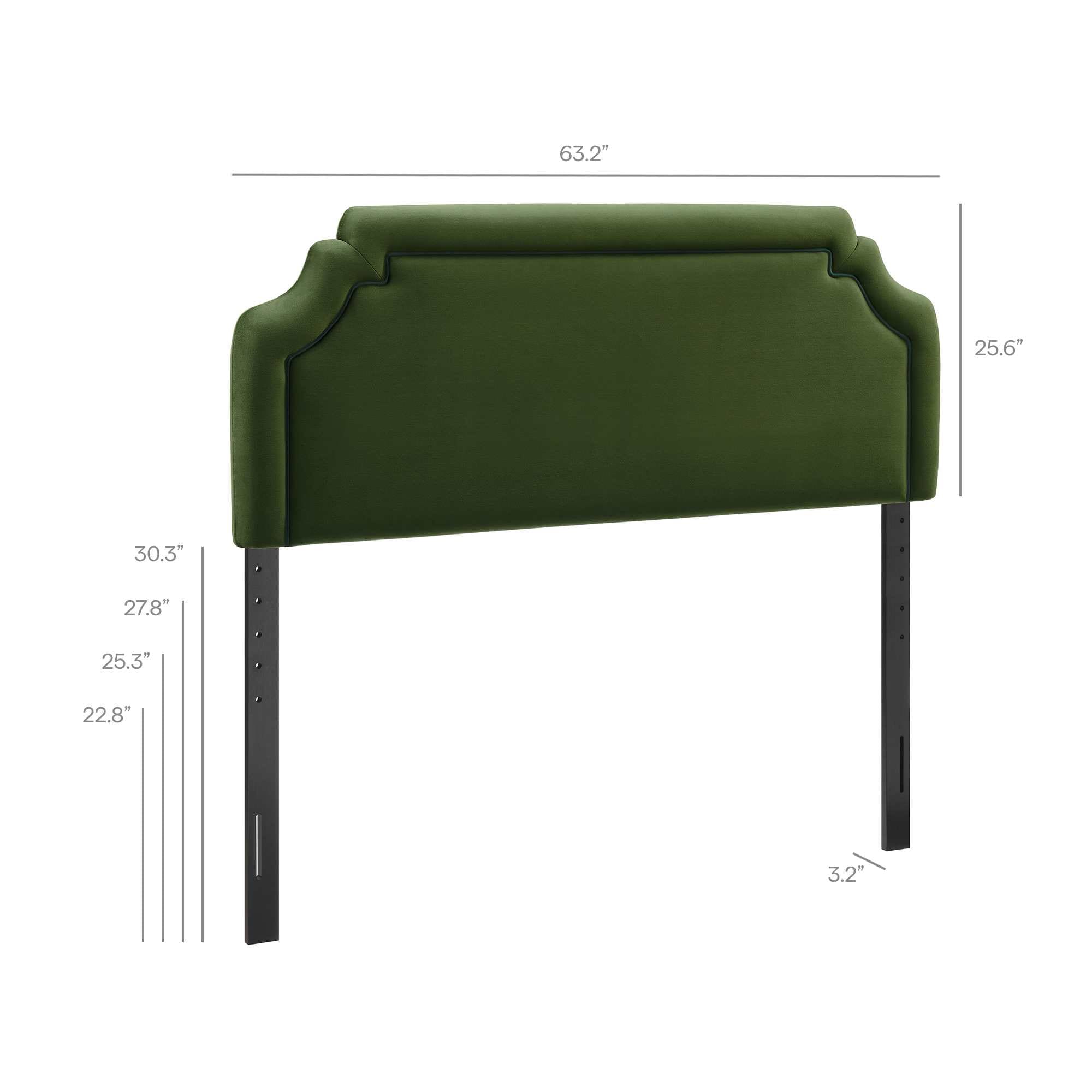 Modway MOD-7331-MOG-GRN Upholstered-Headboards - View #3