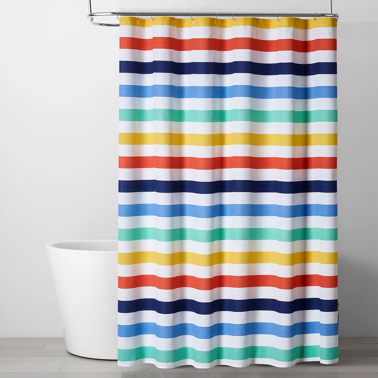 Interdesign T-Bar Shower Curtain Hooks, Set of 12, Satin