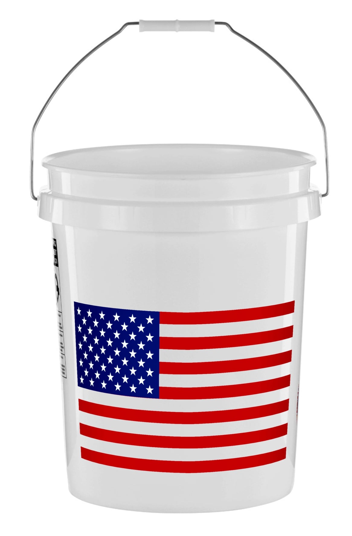  United Solutions 5 Gallon Bucket, Heavy Duty Plastic Bucket,  Comfortable Handle, Easy to Clean, Perfect for on The Job, Home  Improvement, or Household Cleaning; White, Pack of 3 : Everything Else