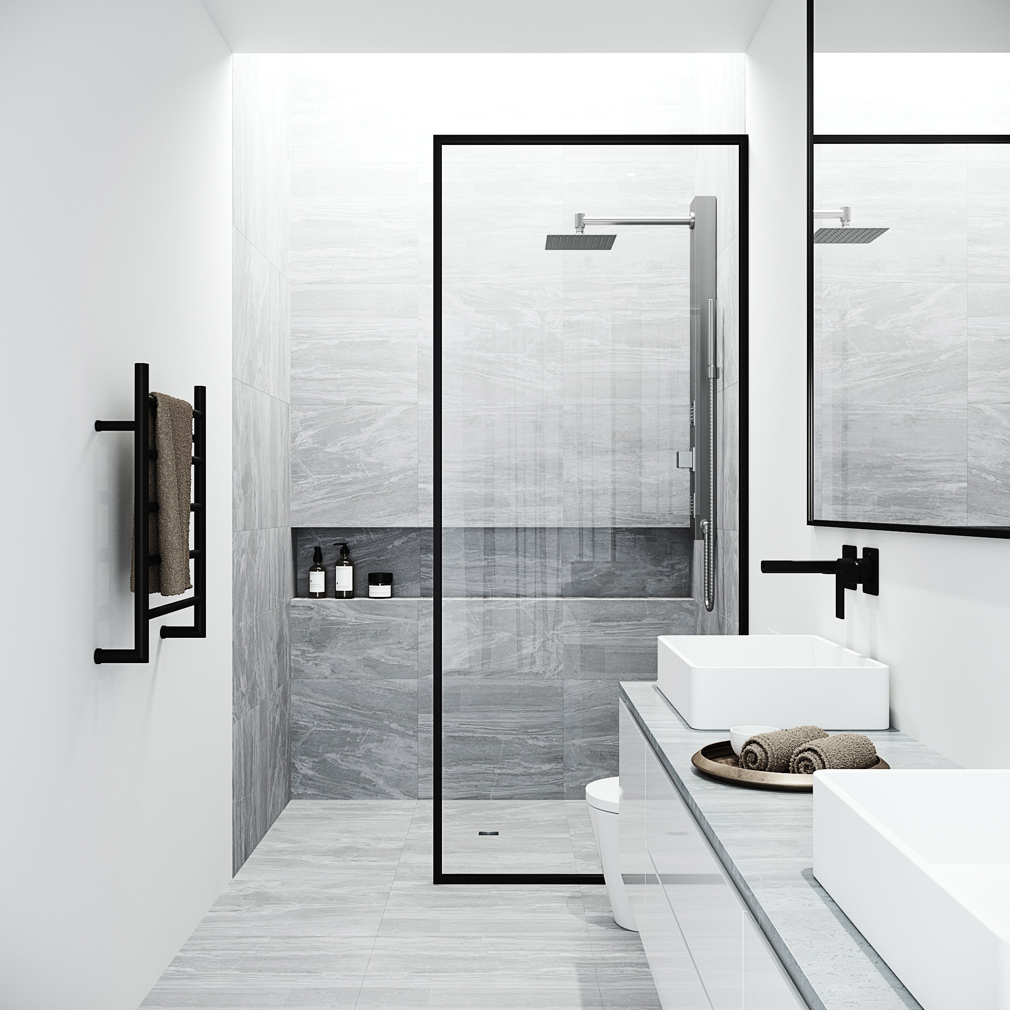 VIGO VG08014ST Fixed-Showerhead - View #2