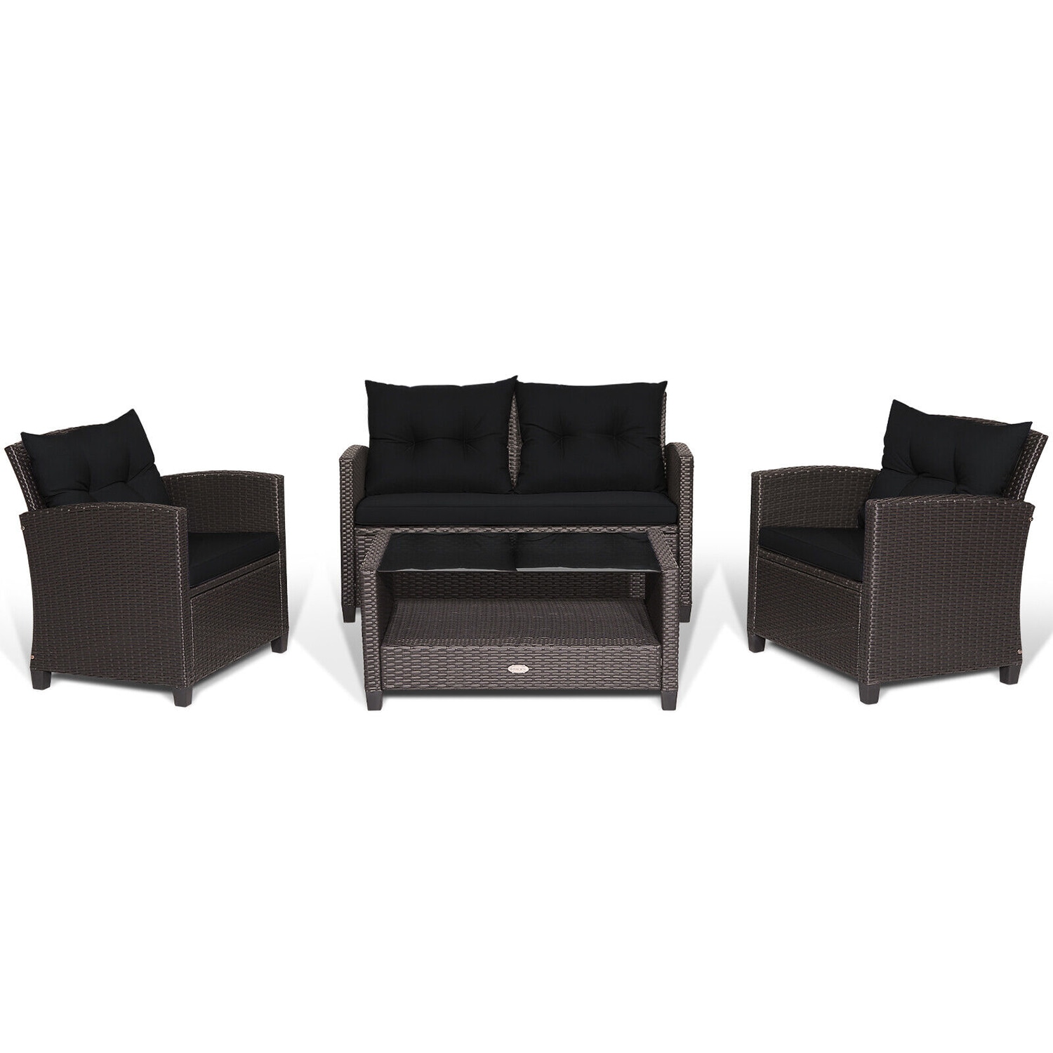 WELLFOR OUJ66742BK+ Patio-Conversation-Sets - View #10