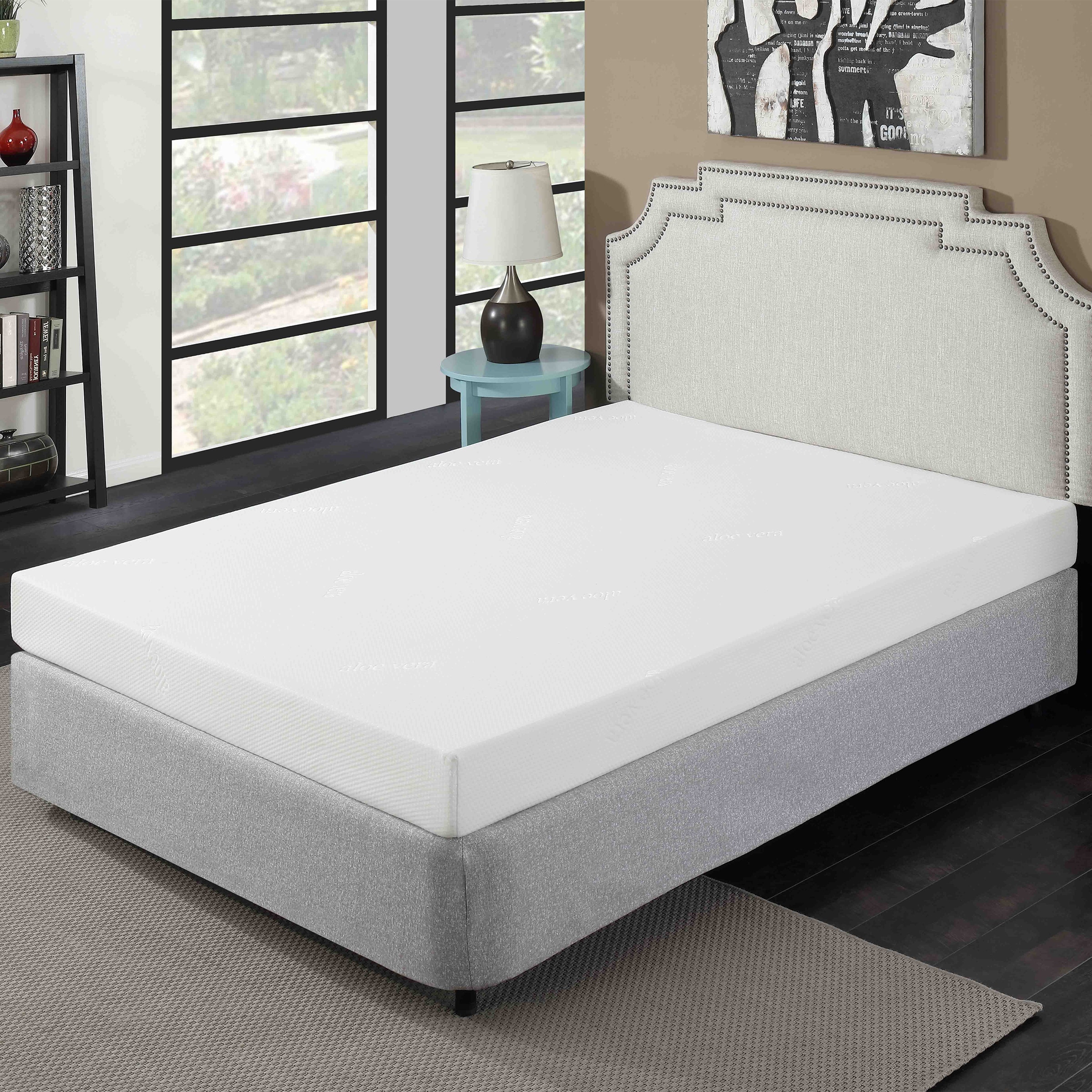 Primo International 6-in Full Gel Memory Foam Mattress in a Box at ...