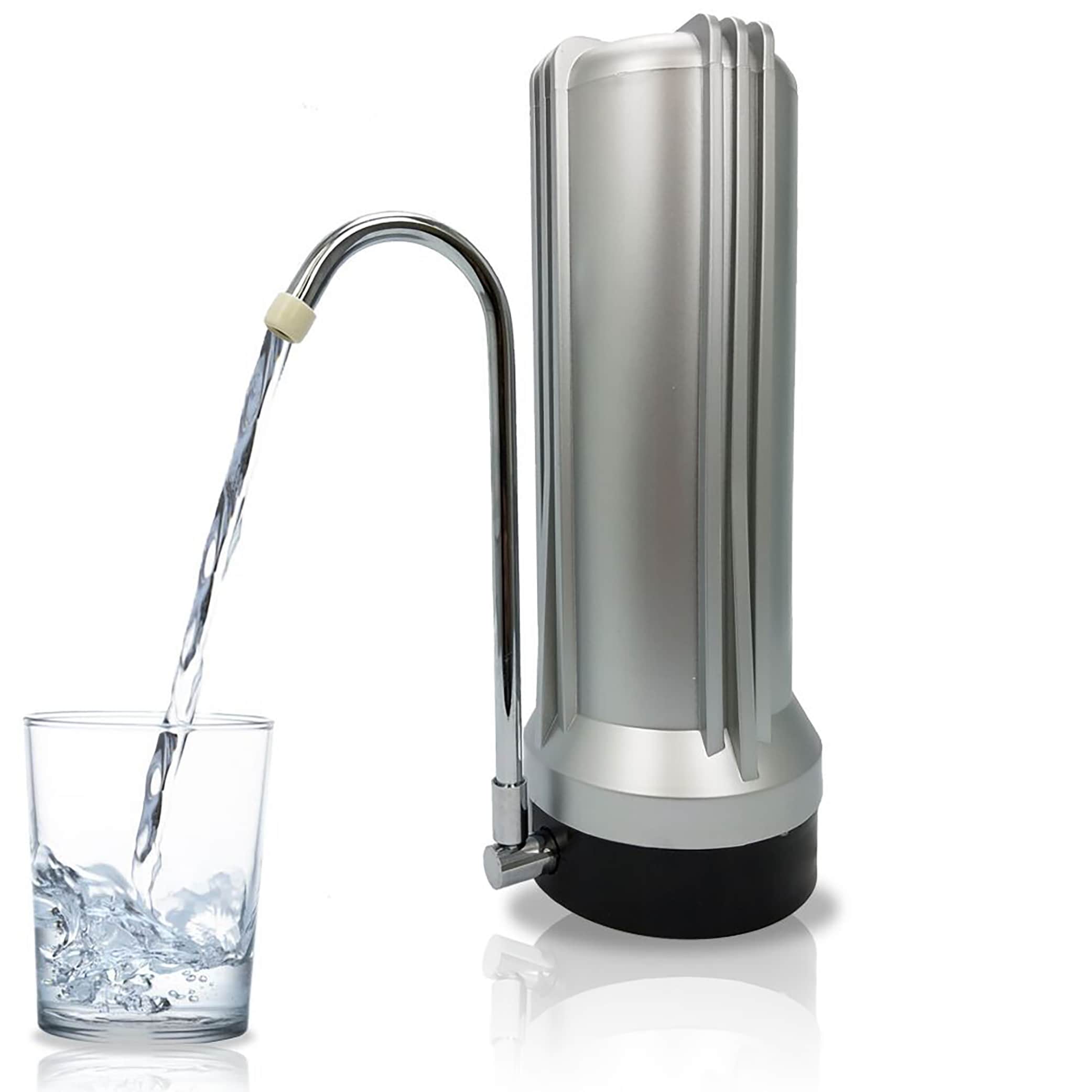 APEX MR-1050 Countertop Water Filter, 5 Stage Mineral pH Alkaline Easy  Install Faucet Water Filter - Reduces Heavy Metals, Bad Taste and Up to 99%  of