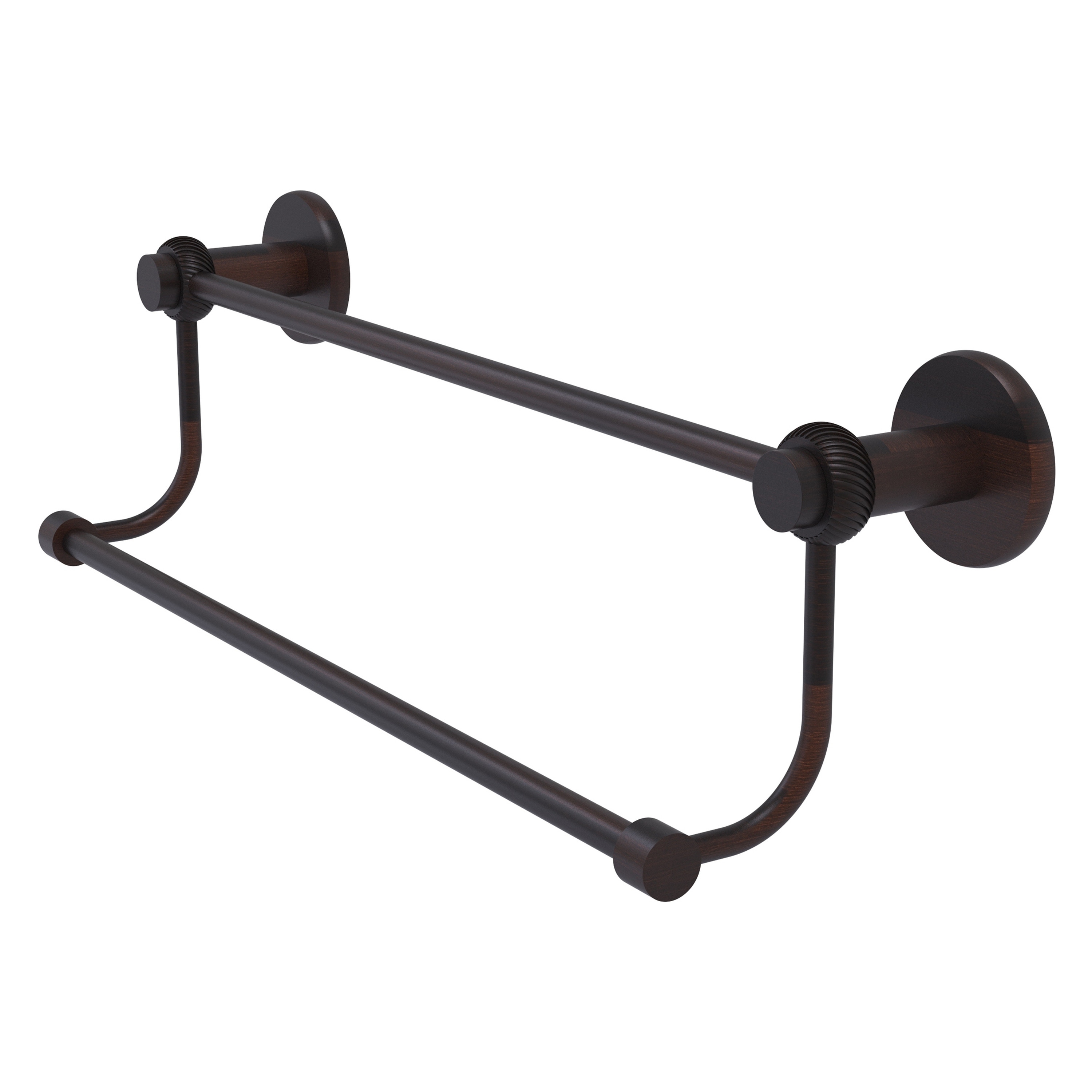 Allied Brass 9072T/30-VB Mercury 30-in double Venetian Bronze Wall mount Double Towel Bar