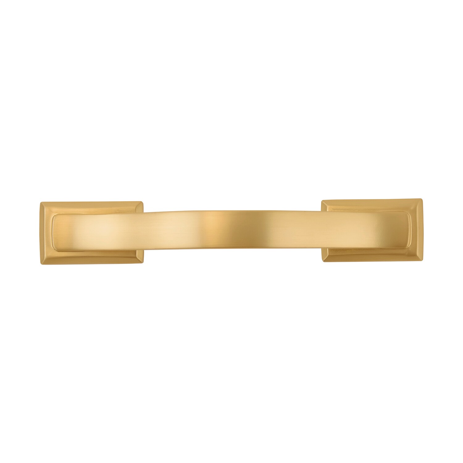 Brushed Golden Brass Kitchen Cabinet Handles 10-Pack