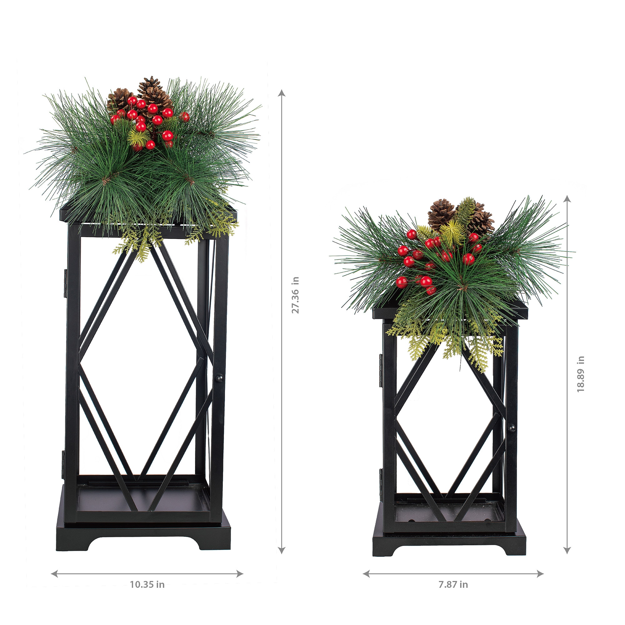 Holiday Living 2 -Pack 27.36-Inches Freestanding Free standing decoration with #88C1047A