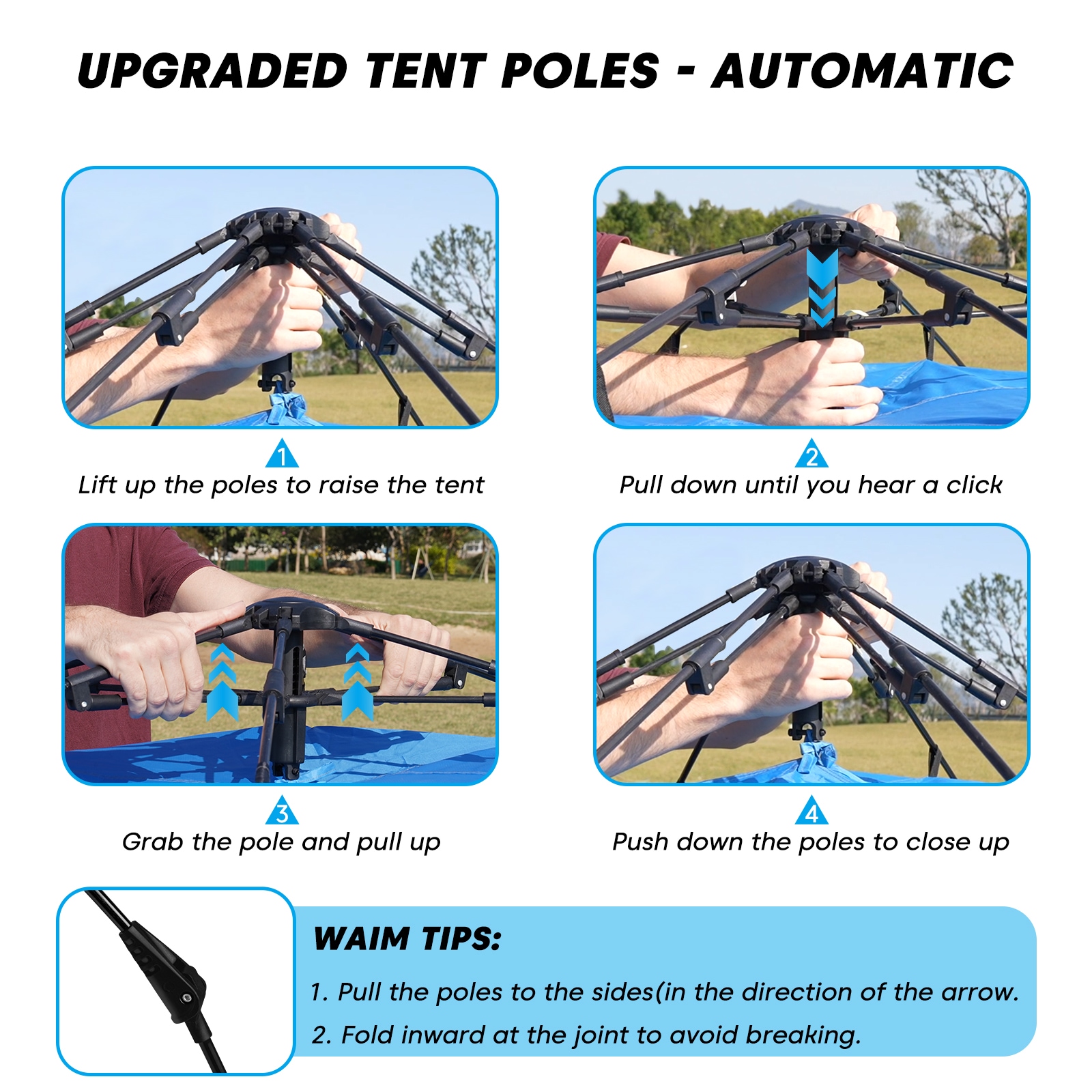 GARSING MAN-AUTODO--4P-NB tents - View #2