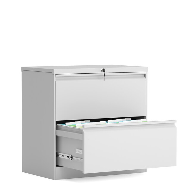 Casainc File Cabinet White 2 Drawer