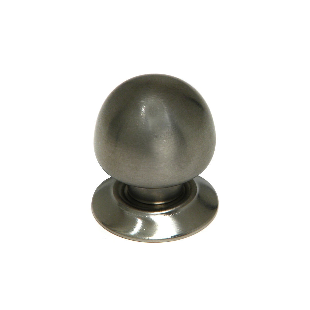 Richelieu BP460195 Coventry 1-5/16-in Brushed Nickel Round Traditional Cabinet Knob