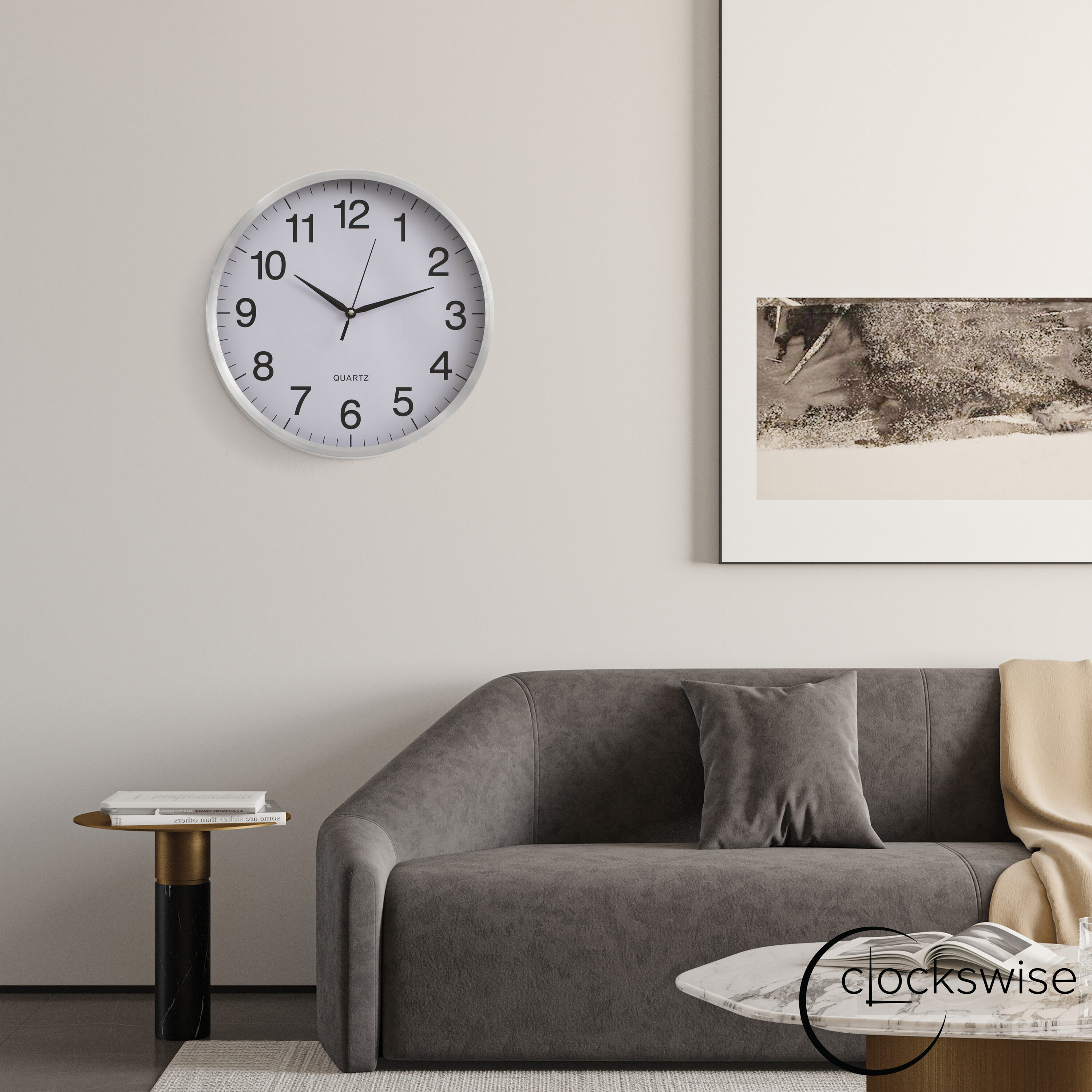 Clockswise QI004745.WT.14 Indoor-Outdoor-Clocks - View #4
