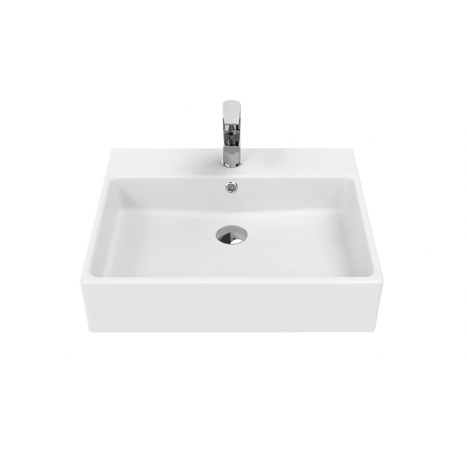 WS Bath Collections SIMPLE 60.50A.01 Bath-Sink - View #2