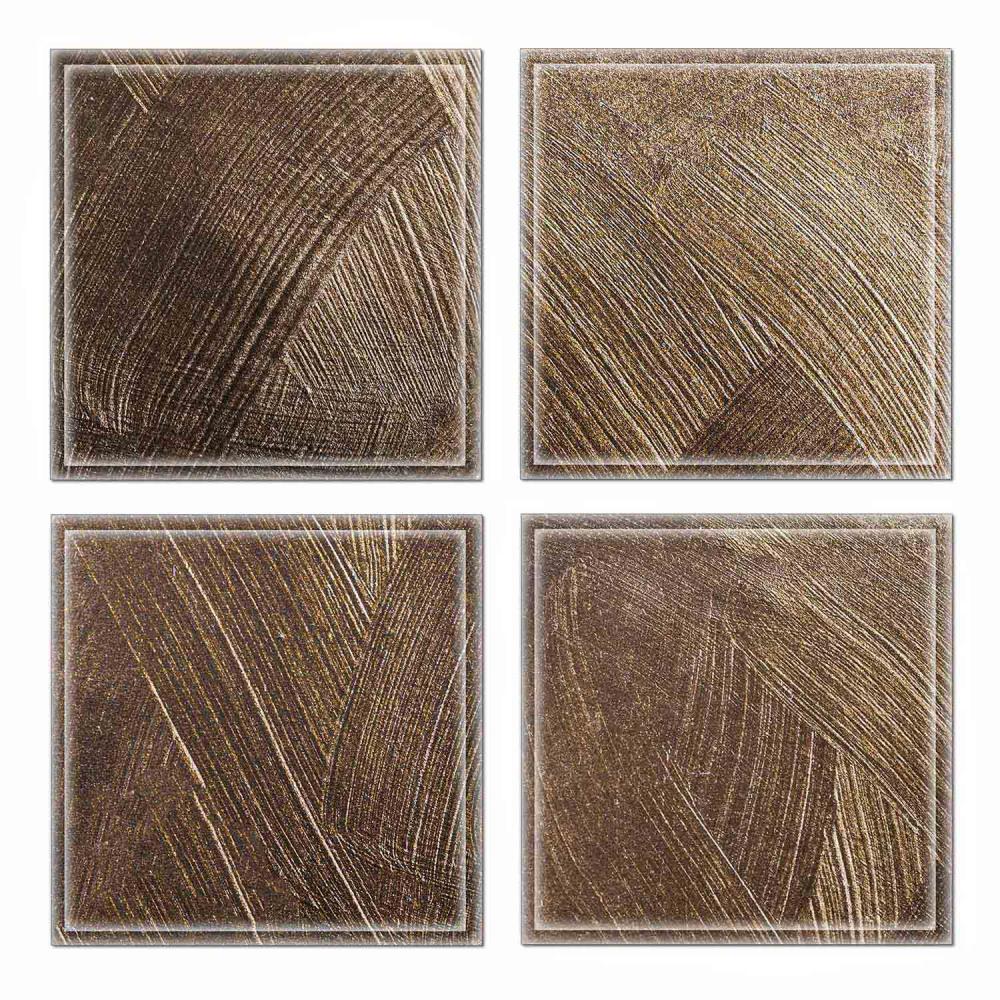 Instant Mosaic Upscale Designs by Ema 16-Pack 6-in x 6-in Glossy Glass Subway Wall Tile