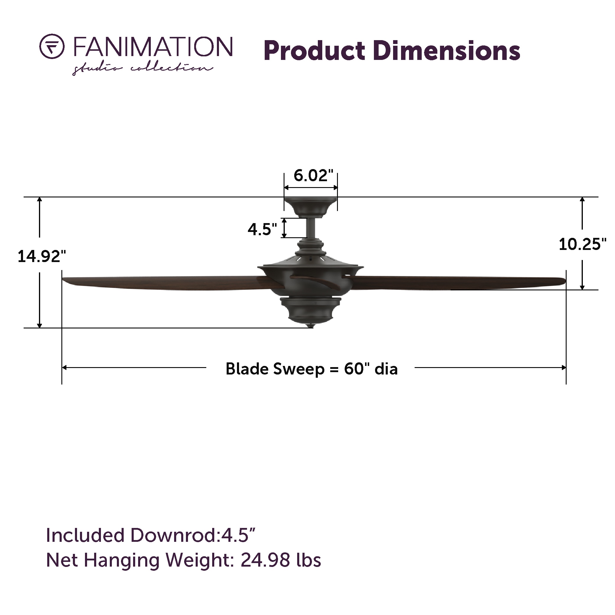 Fanimation Studio Collection LP8300LAZ Ceiling-Fans - View #11
