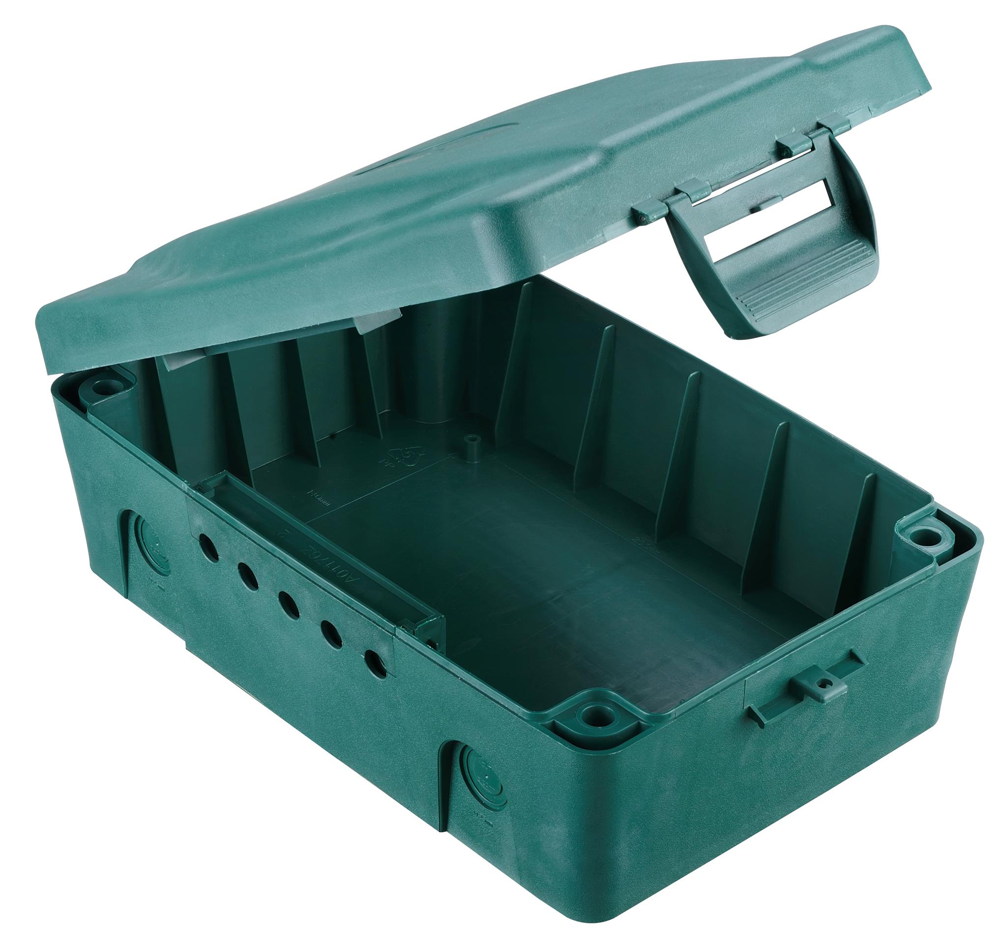 Masterplug 15-in x 9-in Plastic Green Cable Management Box in the
