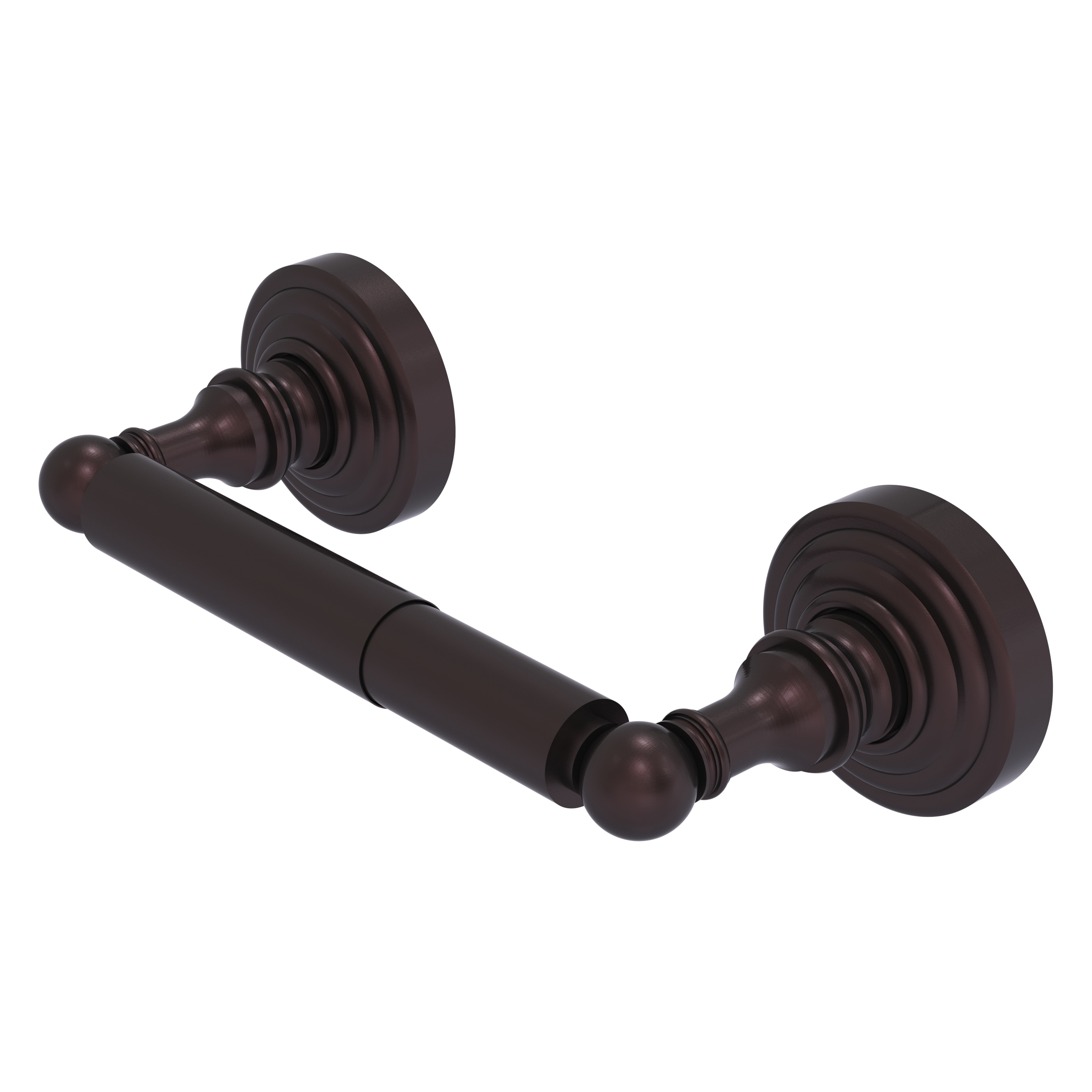 Allied Brass WP-24-ABZ Waverly Place Antique Bronze Wall mount Double post Toilet Paper Holder 1 -Rolls