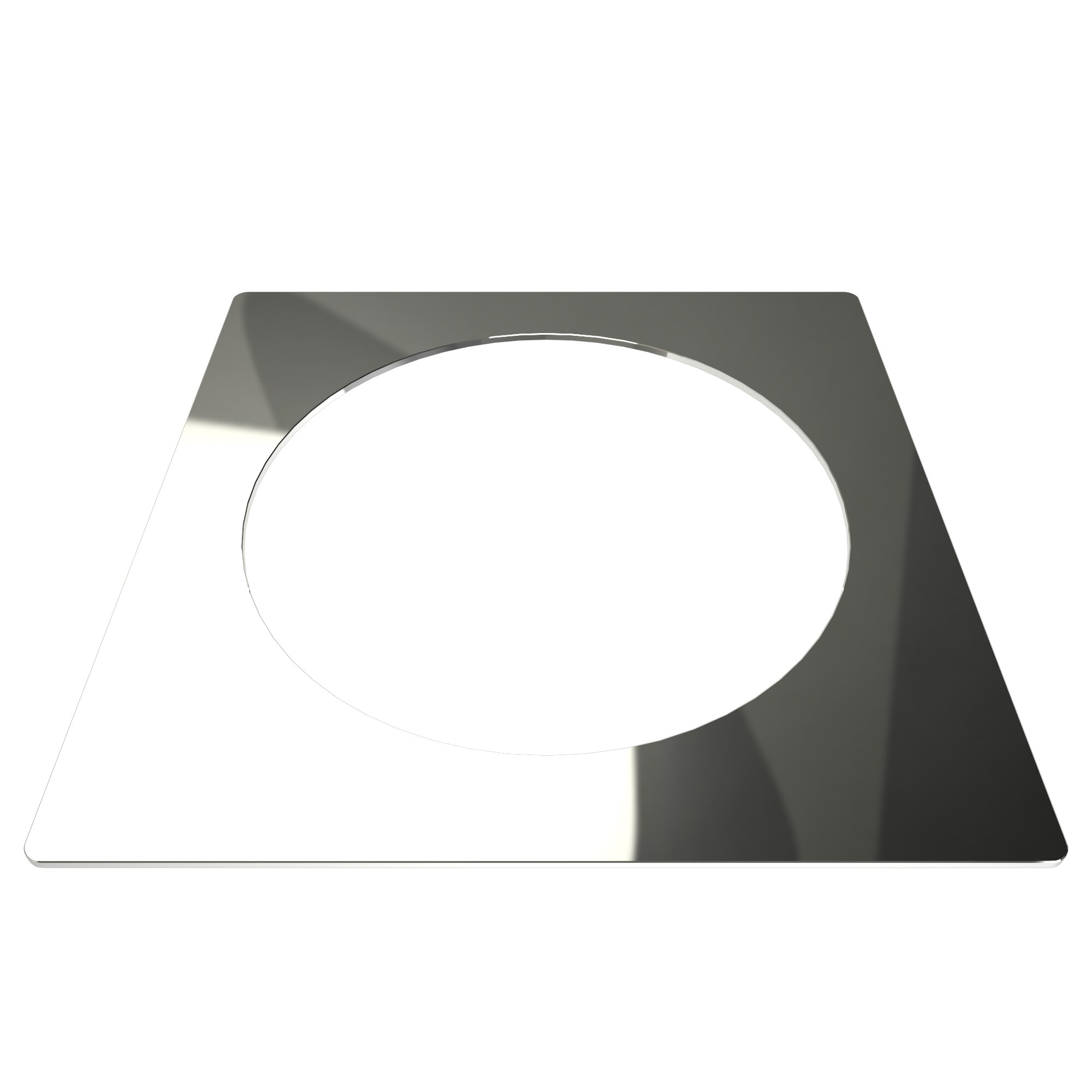 Tile Redi Dp-Pc-Set Drain Plate Set,2-Piece,polished Chrome