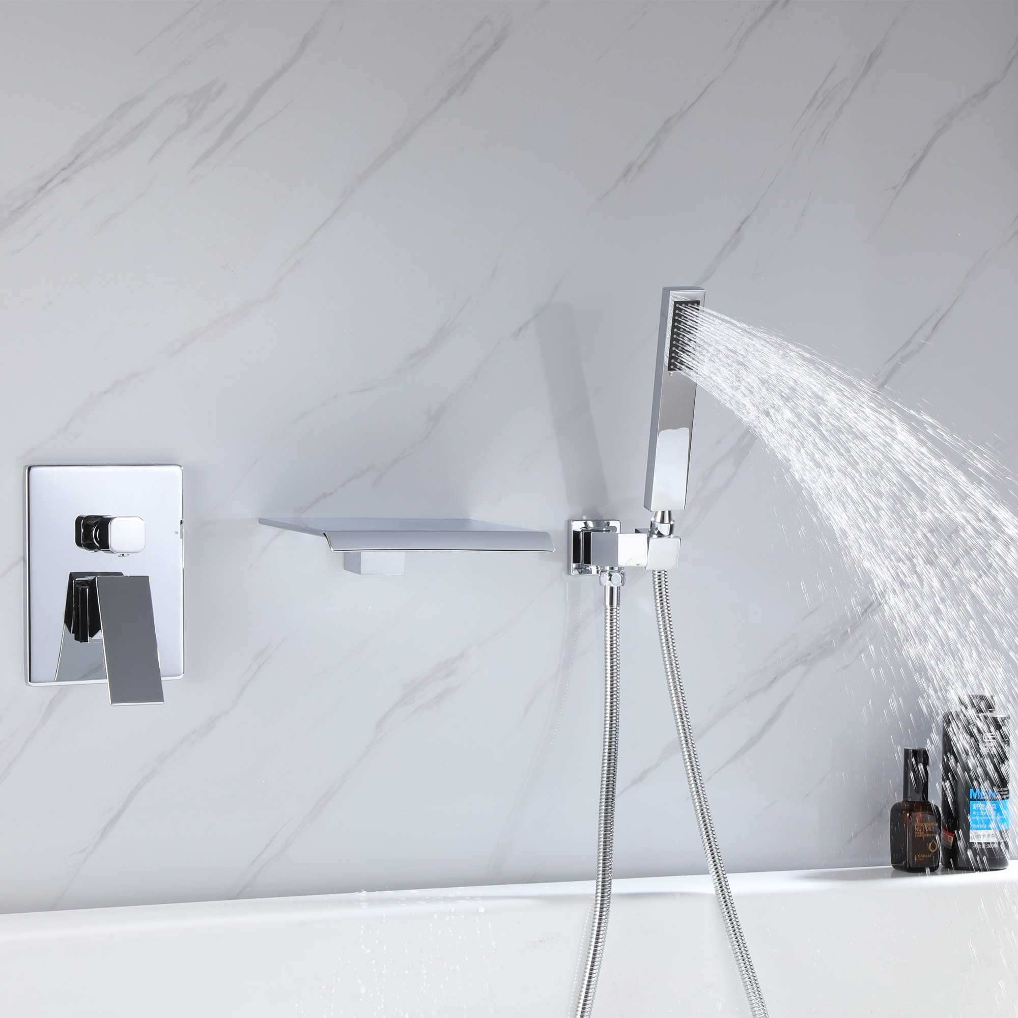 WELLFOR CR-P-WM-2W02CP Roman-Tub-Faucets - View #4