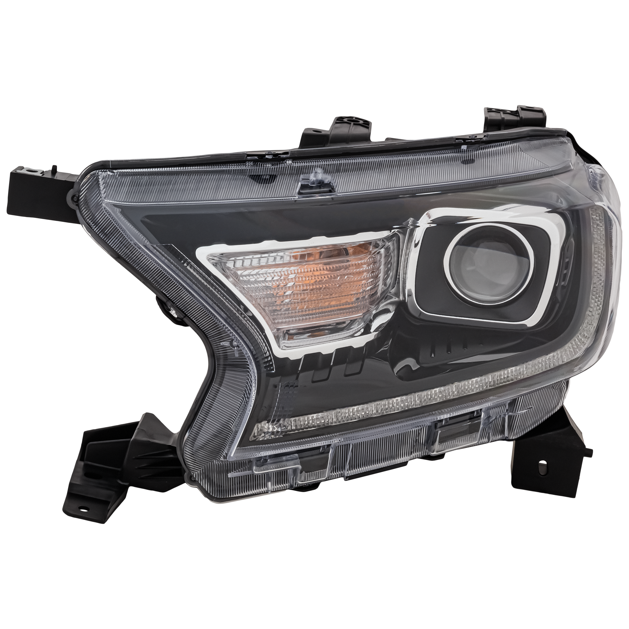Garage-Pro GPRF10010242Q Driver Side Headlight For Ford Ranger Lariat 2019-2022 Halogen with Bulb(s) Capa Replaces# Kb3z13008c