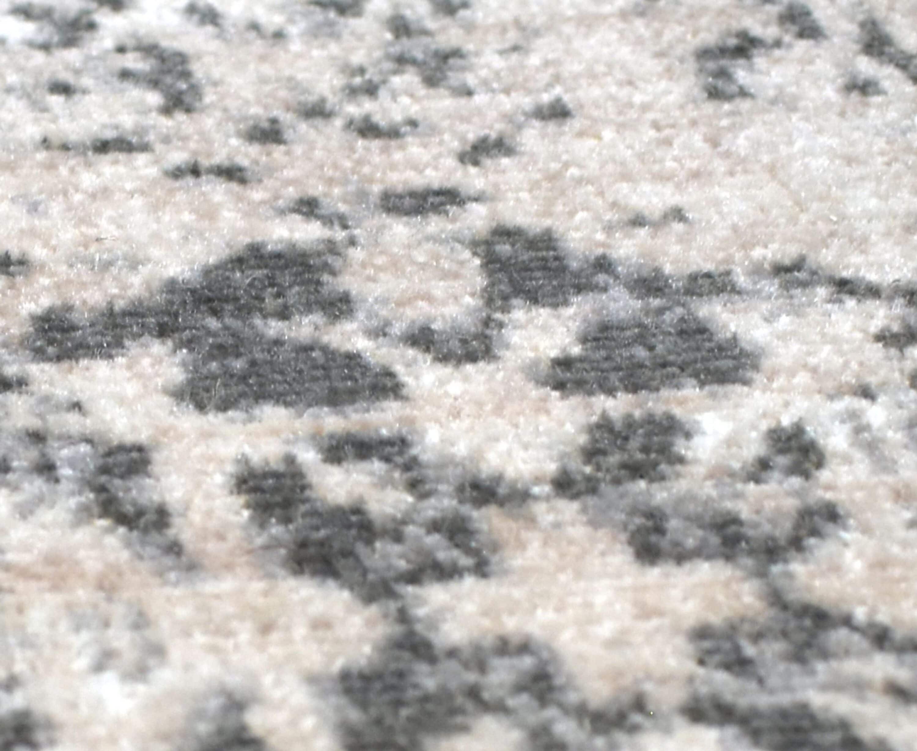 Rugs America 30604 Harlow 2 x 8 (ft) Loomed Polypropylene Dove White Rectangular Indoor Medallion Vintage Area rug
