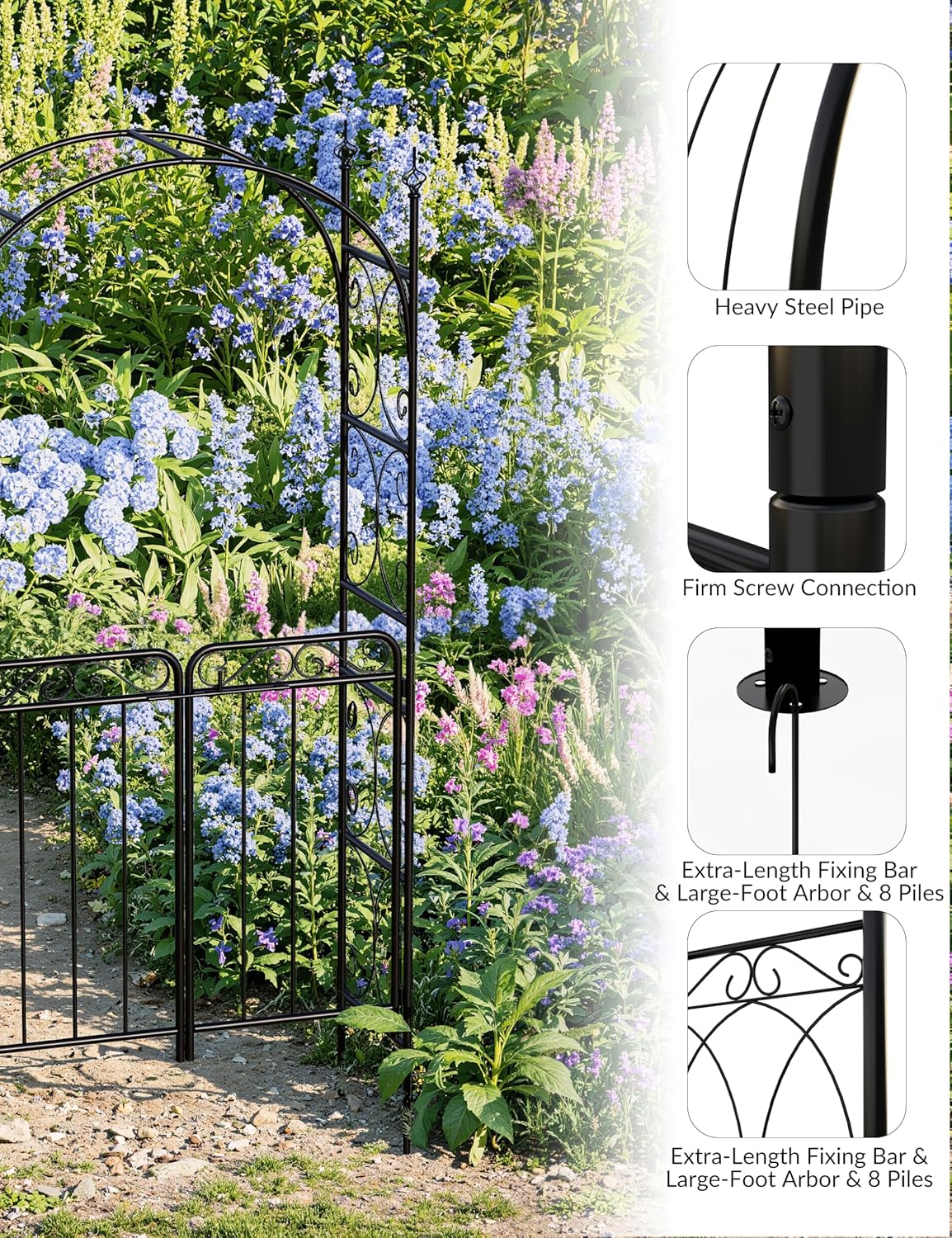 Qeetex PHO-34RJBYRM Garden-Trellis - View #6