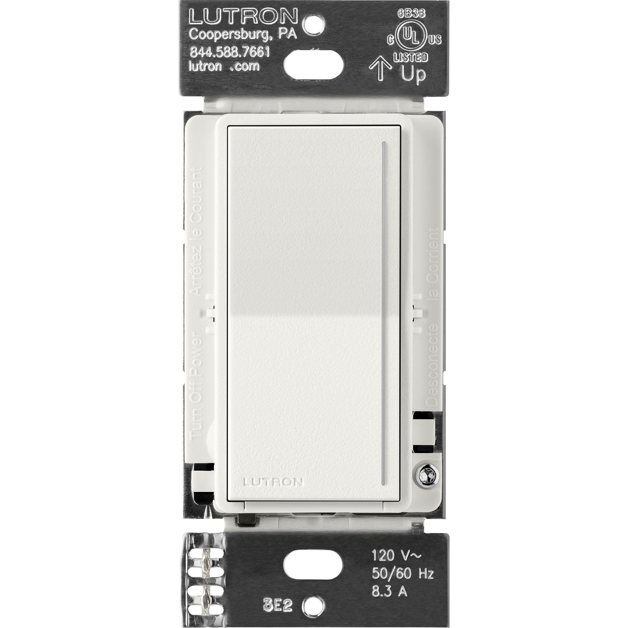 Lutron ST-RD-RW Sunnata Pro LED+ Multi-Location LED Touch Companion Dimmer Architectural White