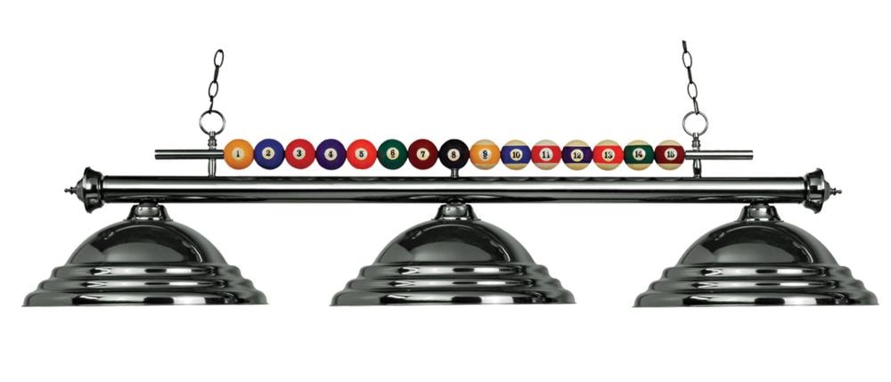 Z-Lite Shark Gun Metal Standard Pool Table Lighting at Lowes.com