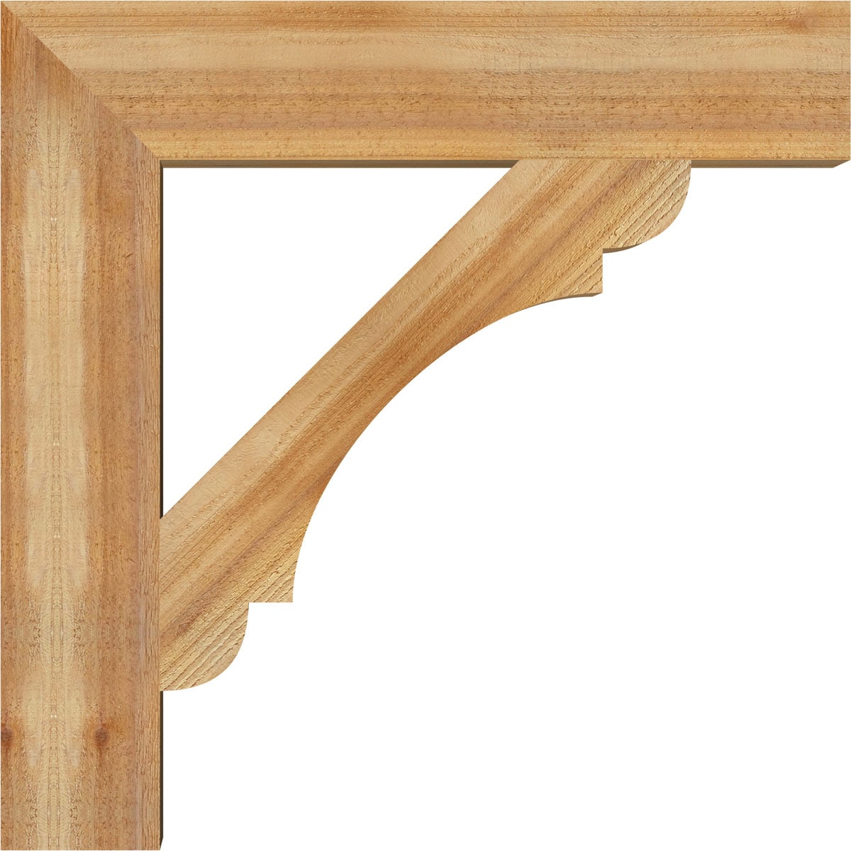 Ekena Millwork BKT06X32X32OLY05RWR Exterior-Brackets-Braces - View #3
