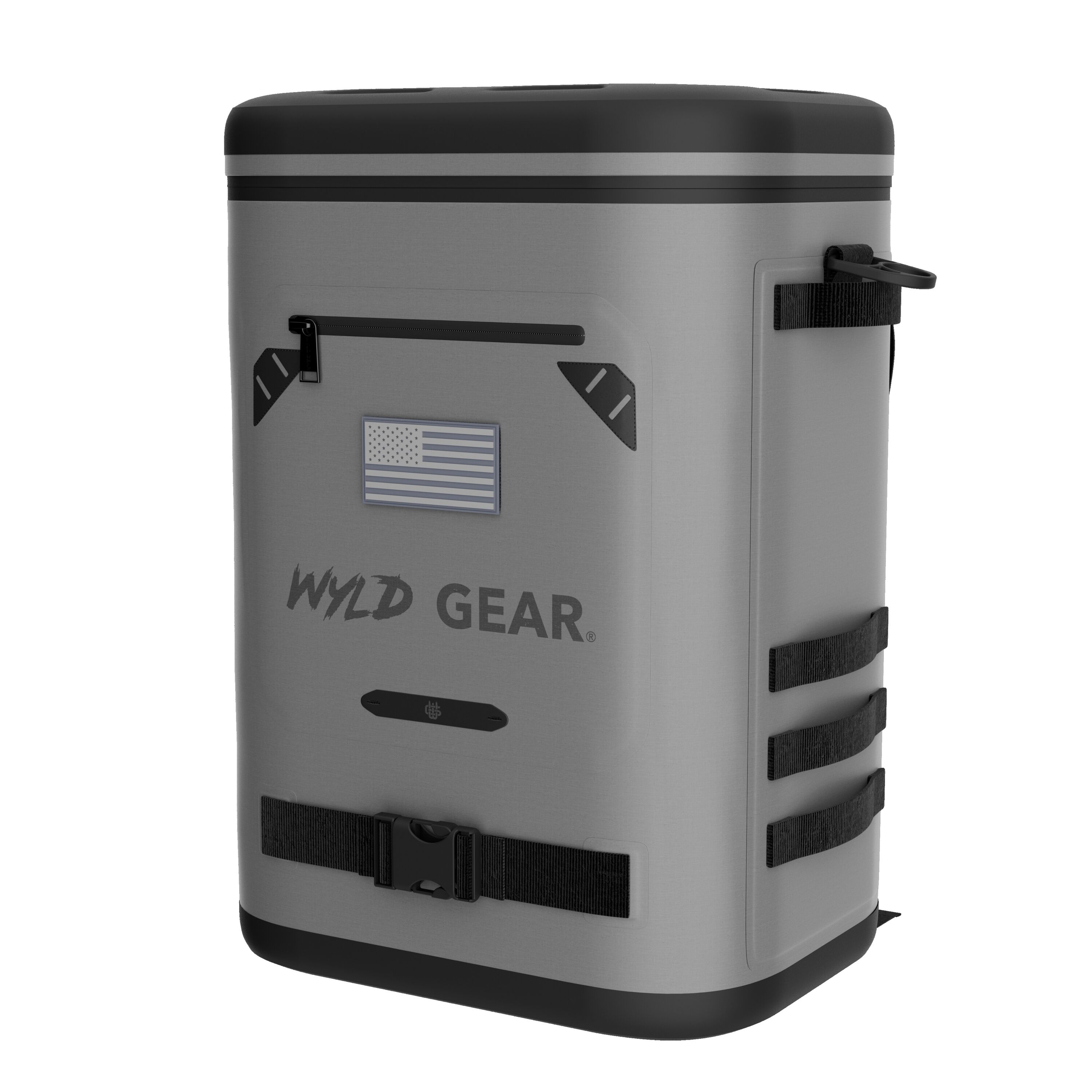 WYLD GEAR WDZ-BP Gray 50 Cans Soft Insulated Backpack cooler