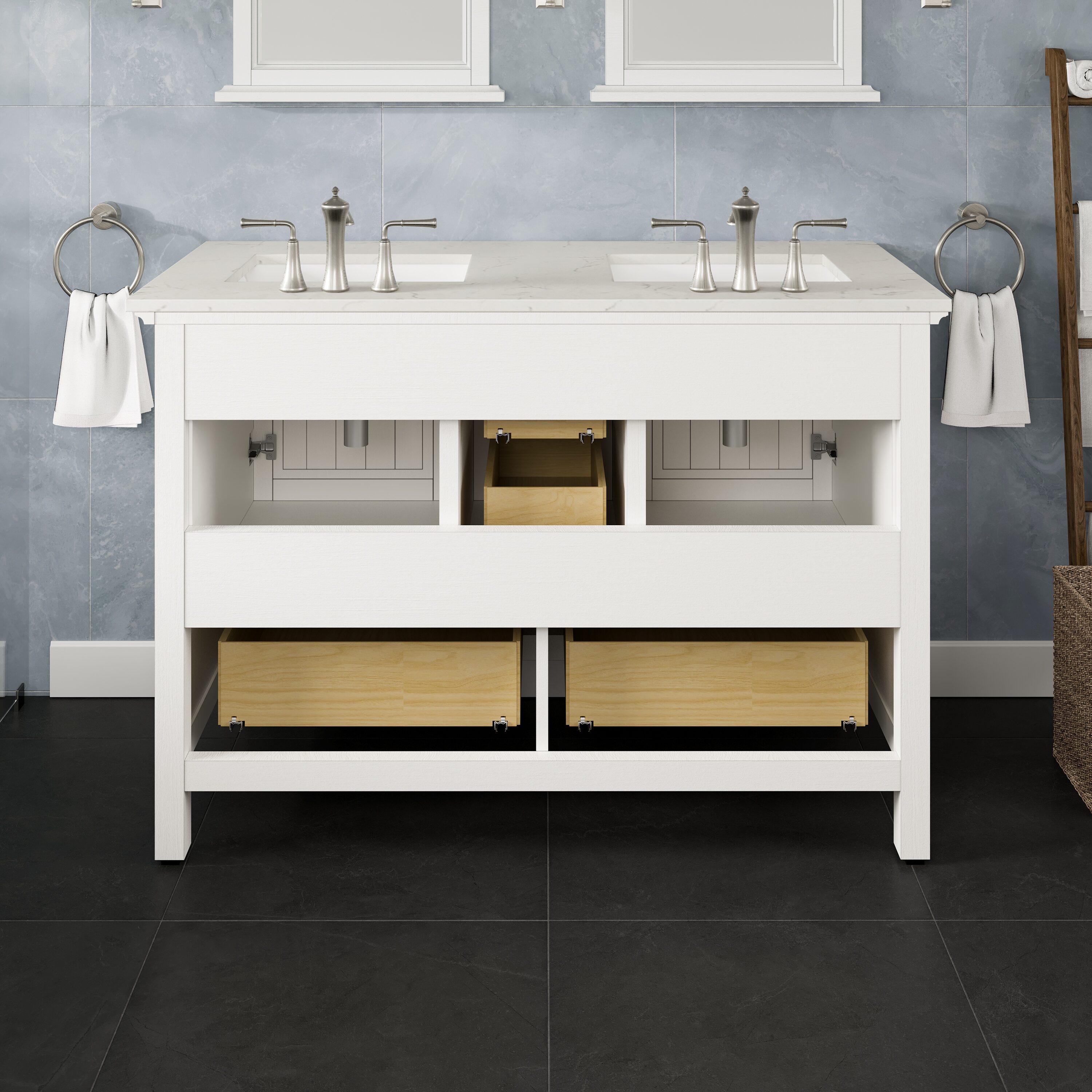 Eviva EVVN612-48WH-DS Bath-Vanity-Combo - View #7