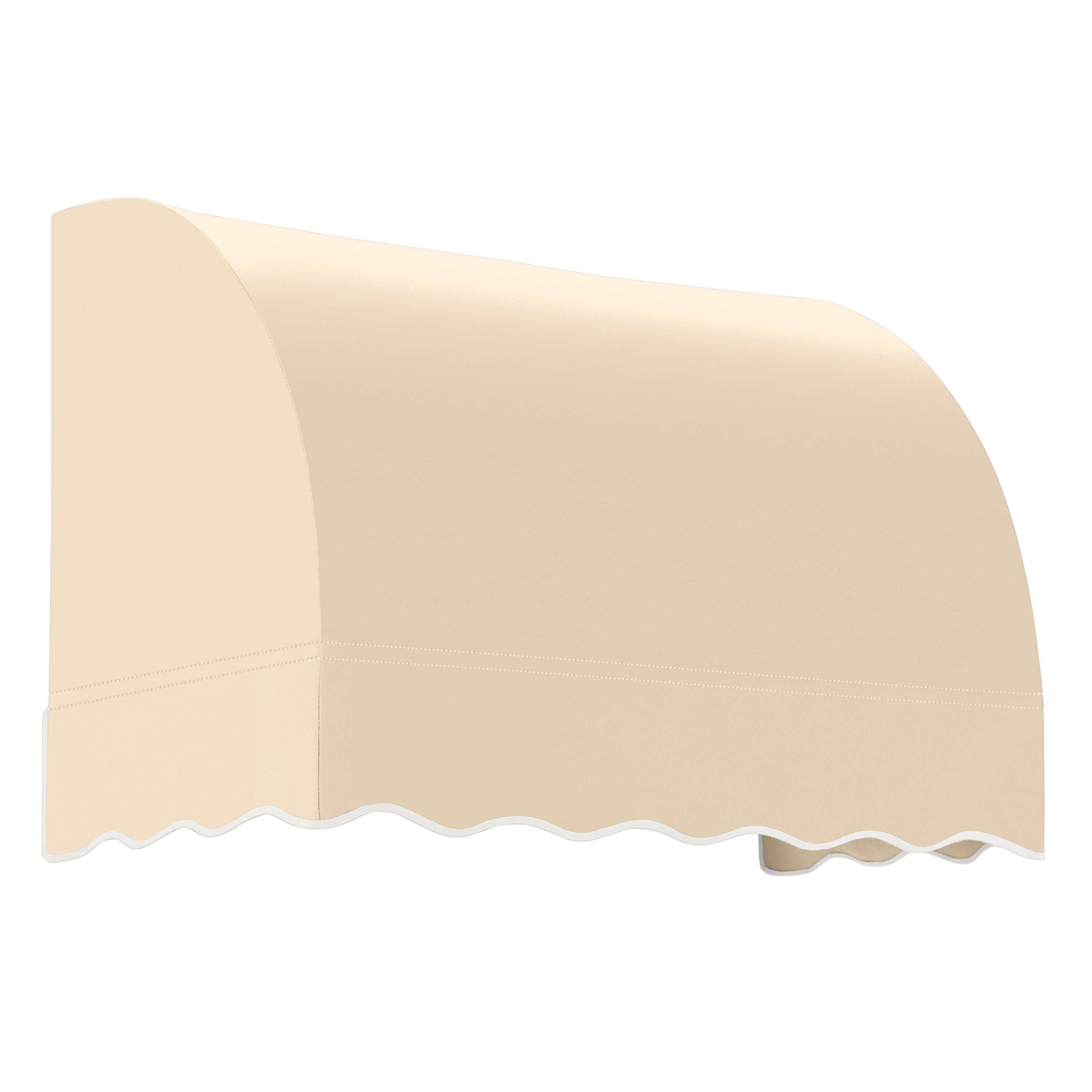 Awntech RS22-L-3T Savannah 40.5-in Wide x 24-in Projection x 31-in Height Fabric Tan Solid Fixed Window/Door Awning