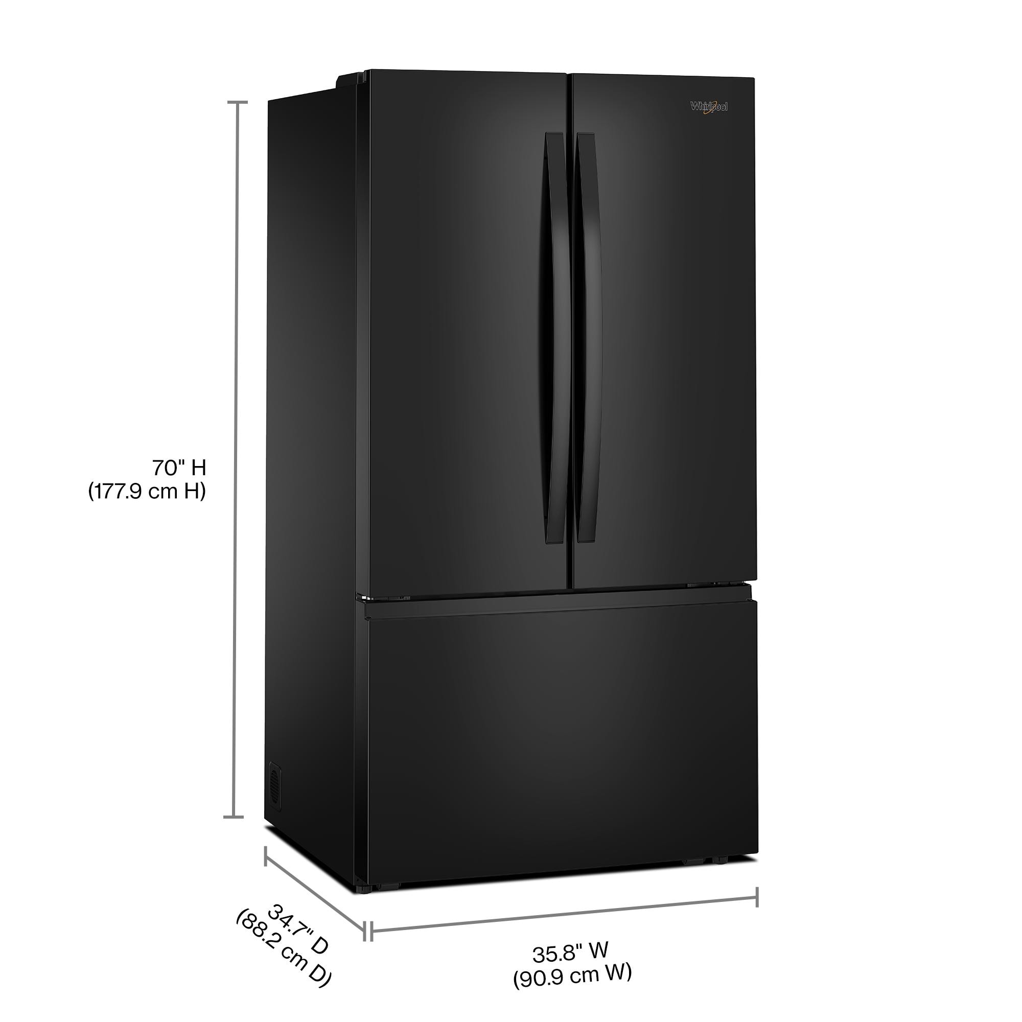 Whirlpool WRFF3136SB French-Door-Refrigerators - View #4